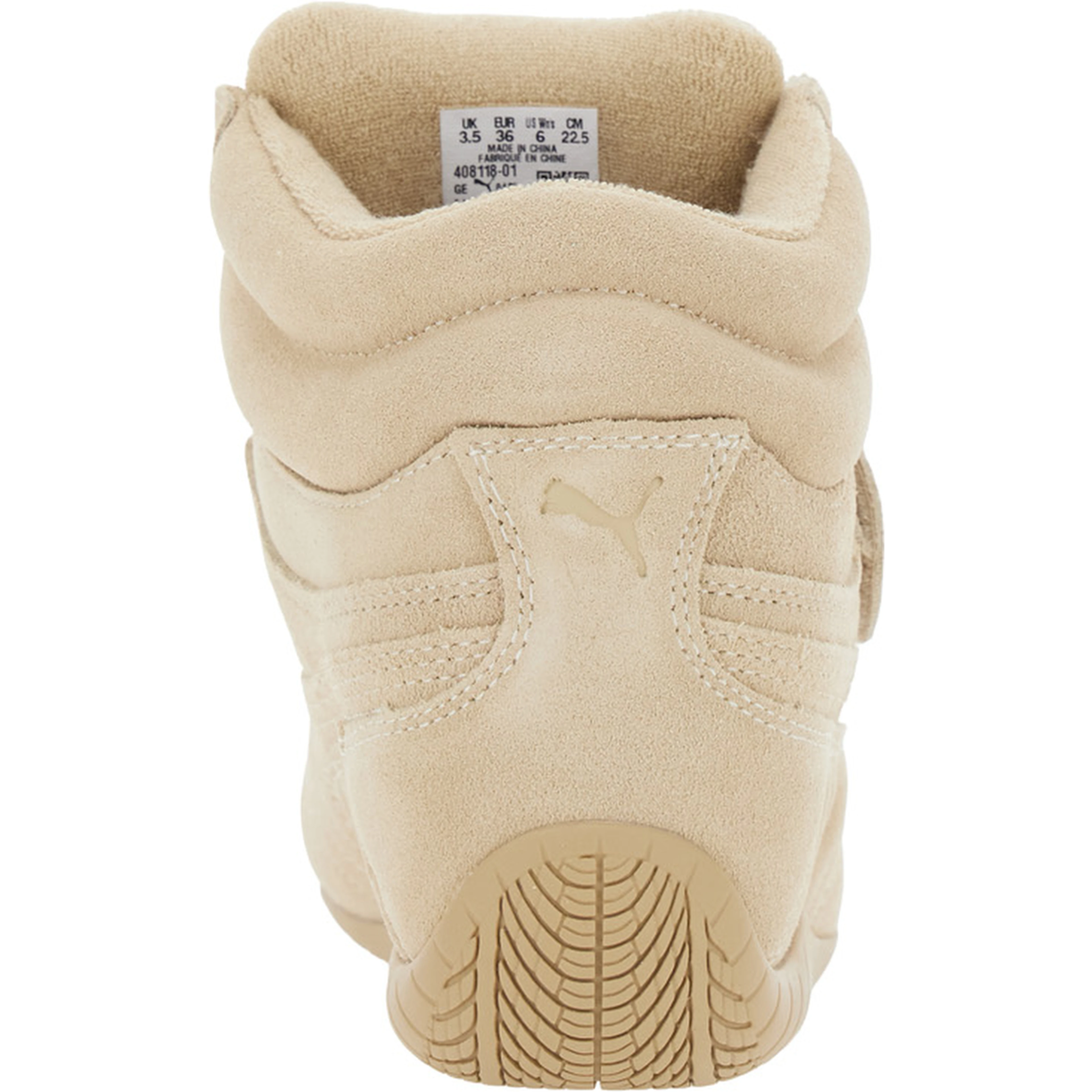 Speedcat Wedge Wns shoes with heel in Tech Fabric beige for women