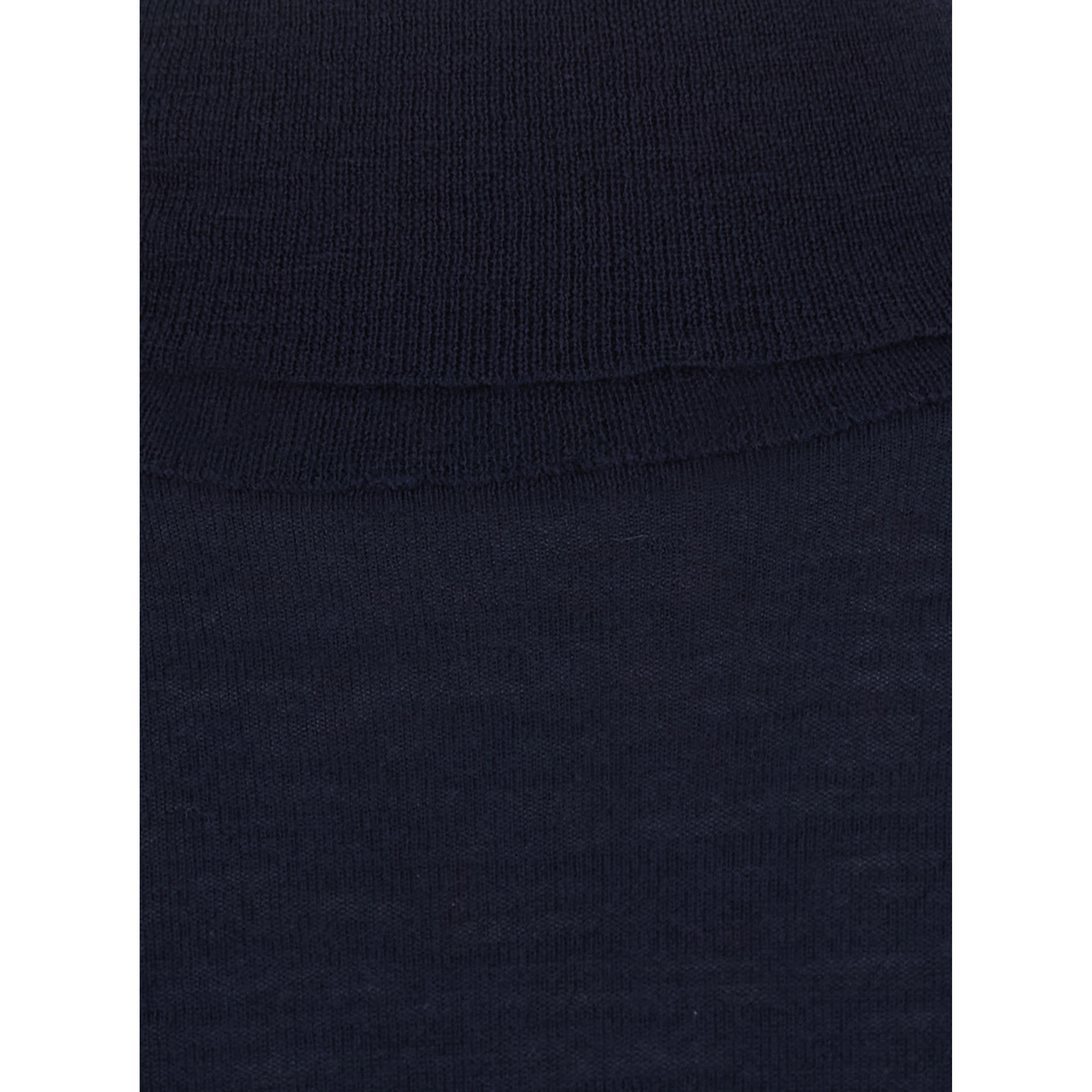 Blue Turtleneck Sweater in Wool for Men