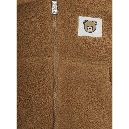 Hooded Jacket in Brown Tech Fabric for Boy