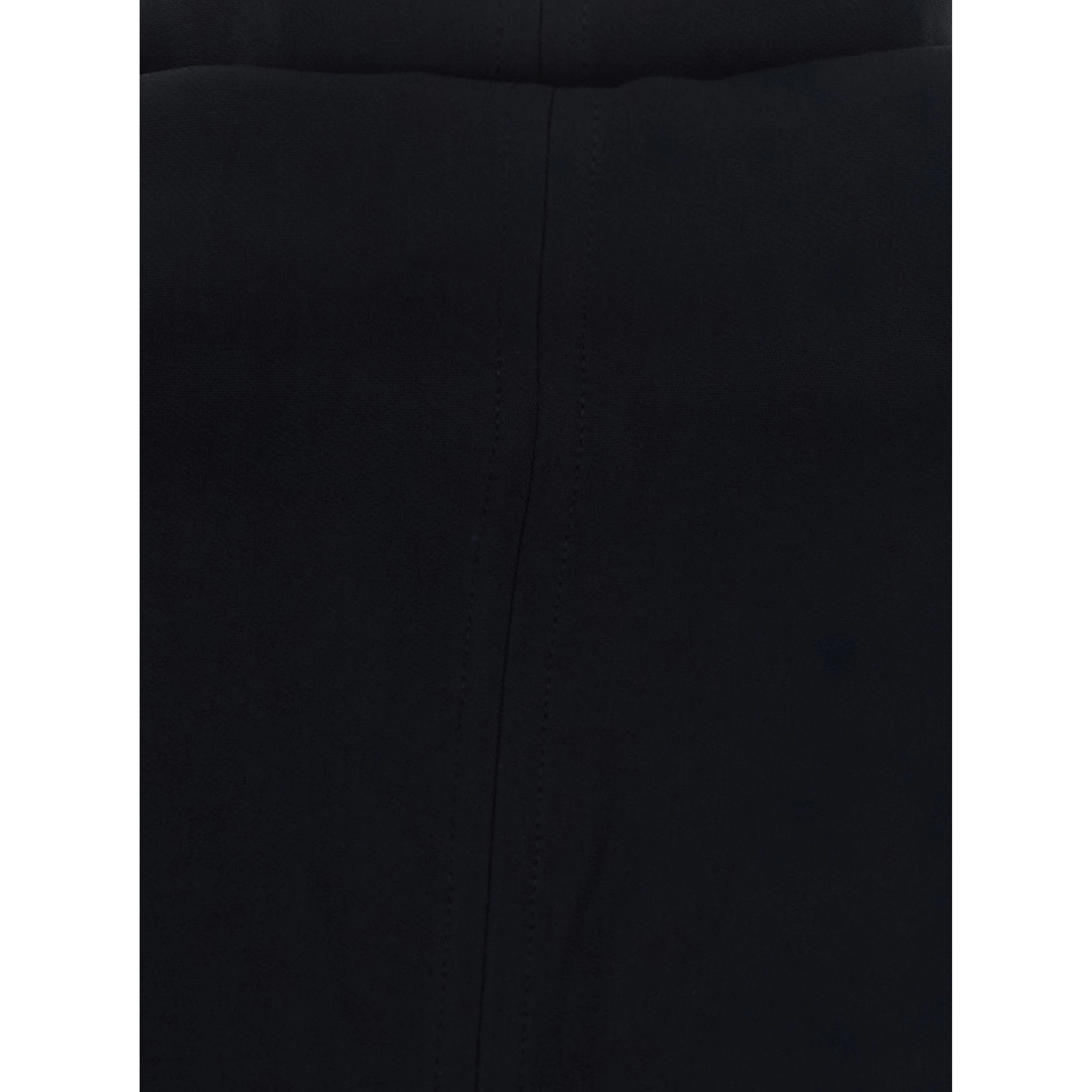 Blouse with draped collar and long sleeves in black viscose for women