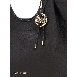Nolita Large East West Tote with double handle and brown metal logo for women