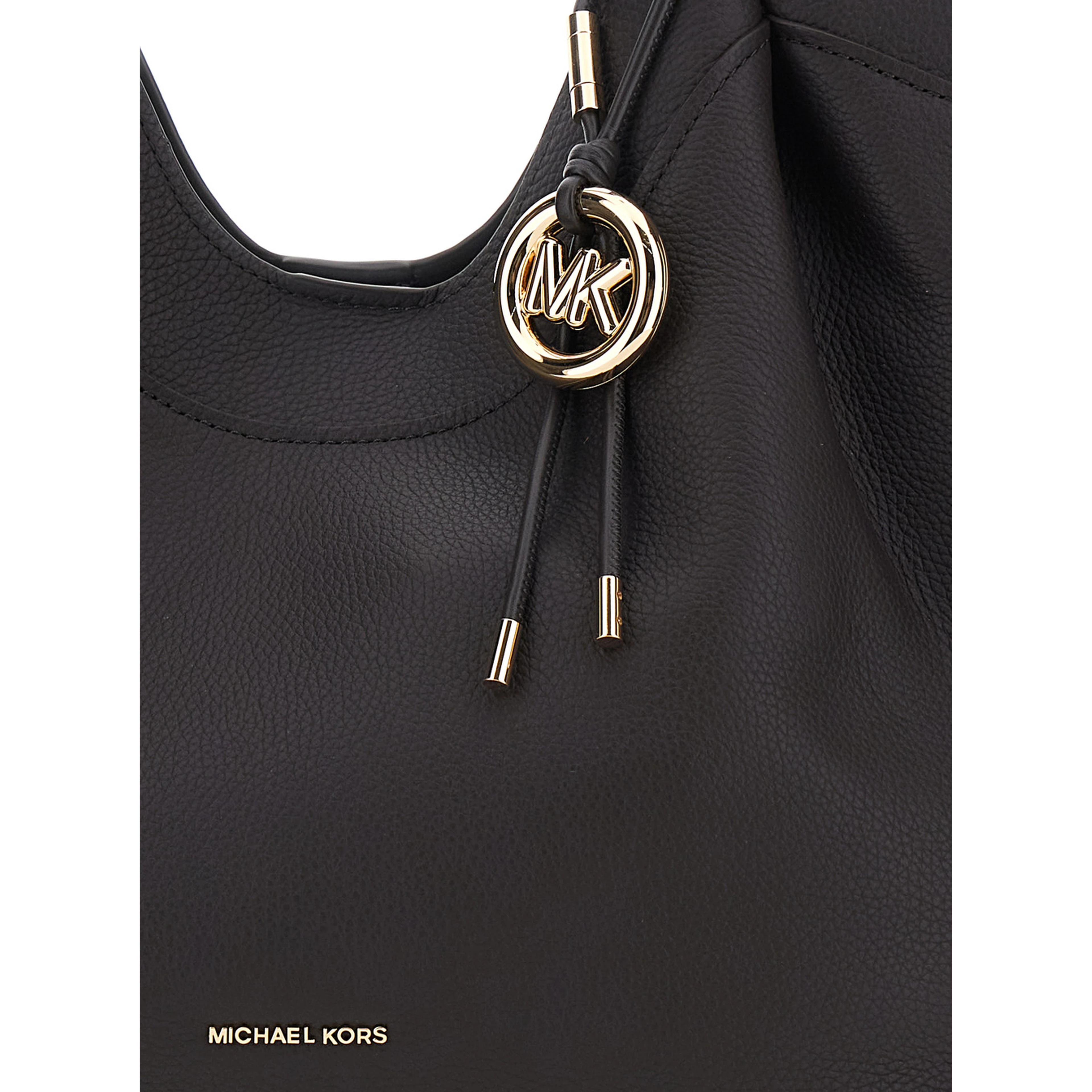 Nolita Large East West Tote with double handle and brown metal logo for women