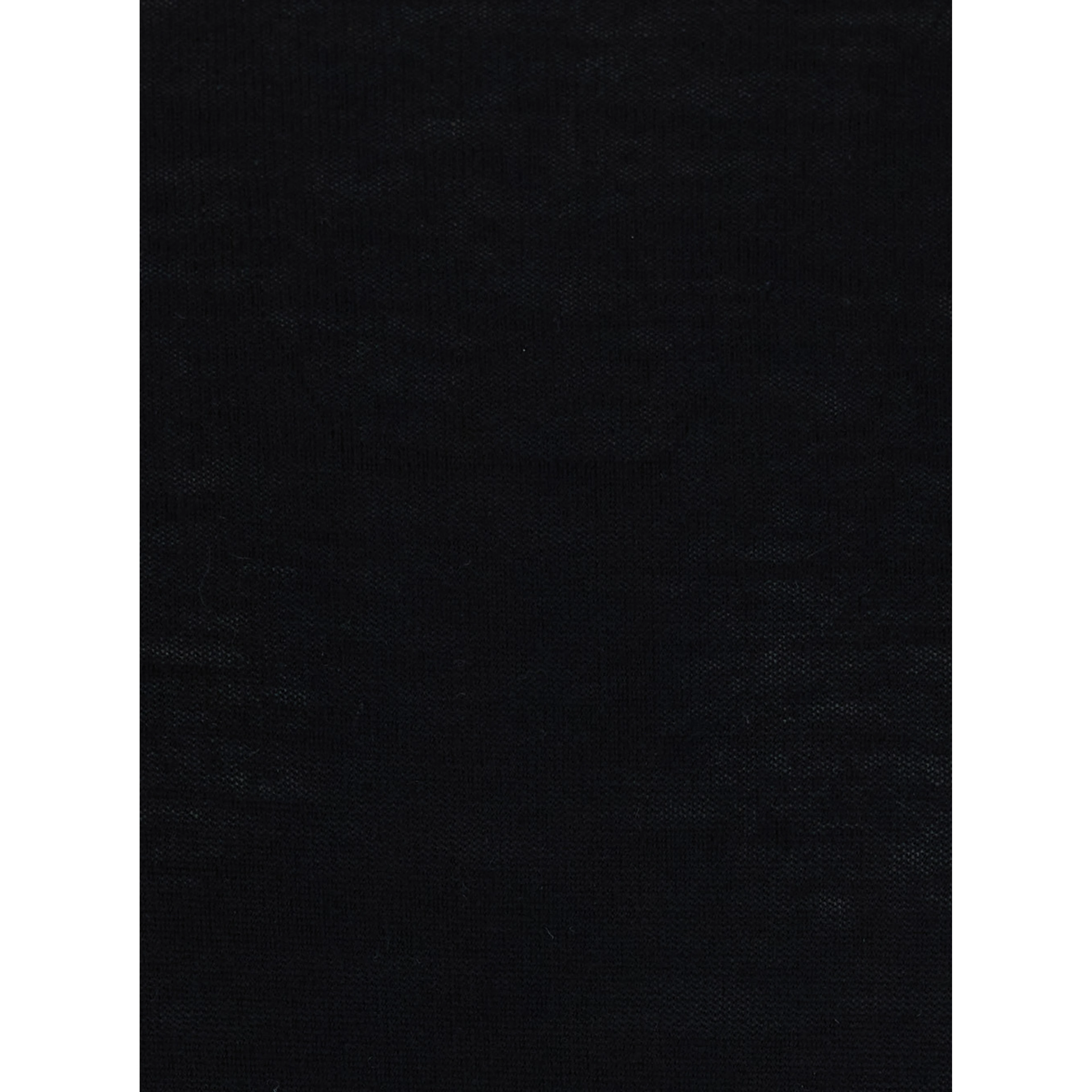 Black Crew Neck Sweater in Wool for Men
