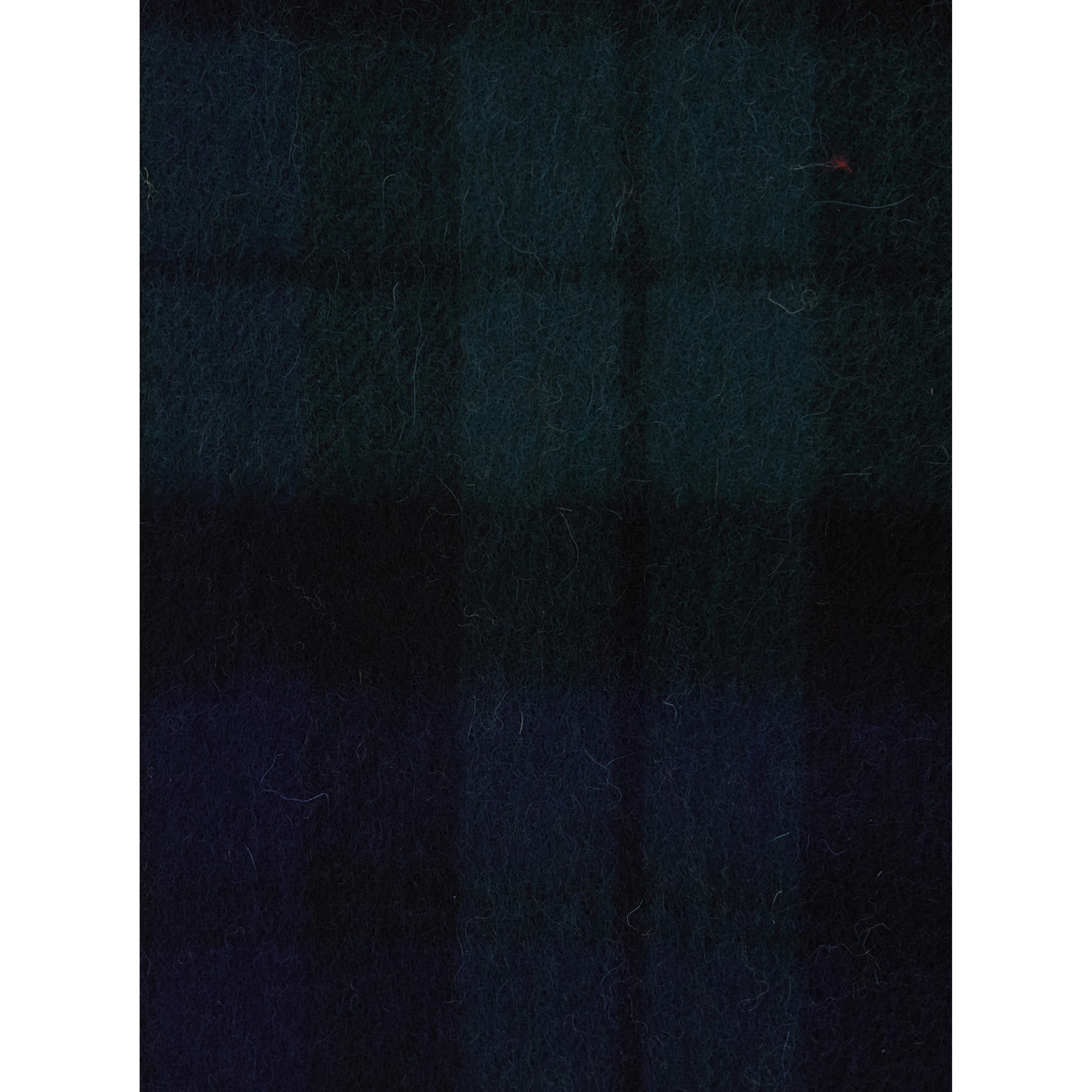 Blue Scarf with logo patch on the front and fringed hem in fabric for men