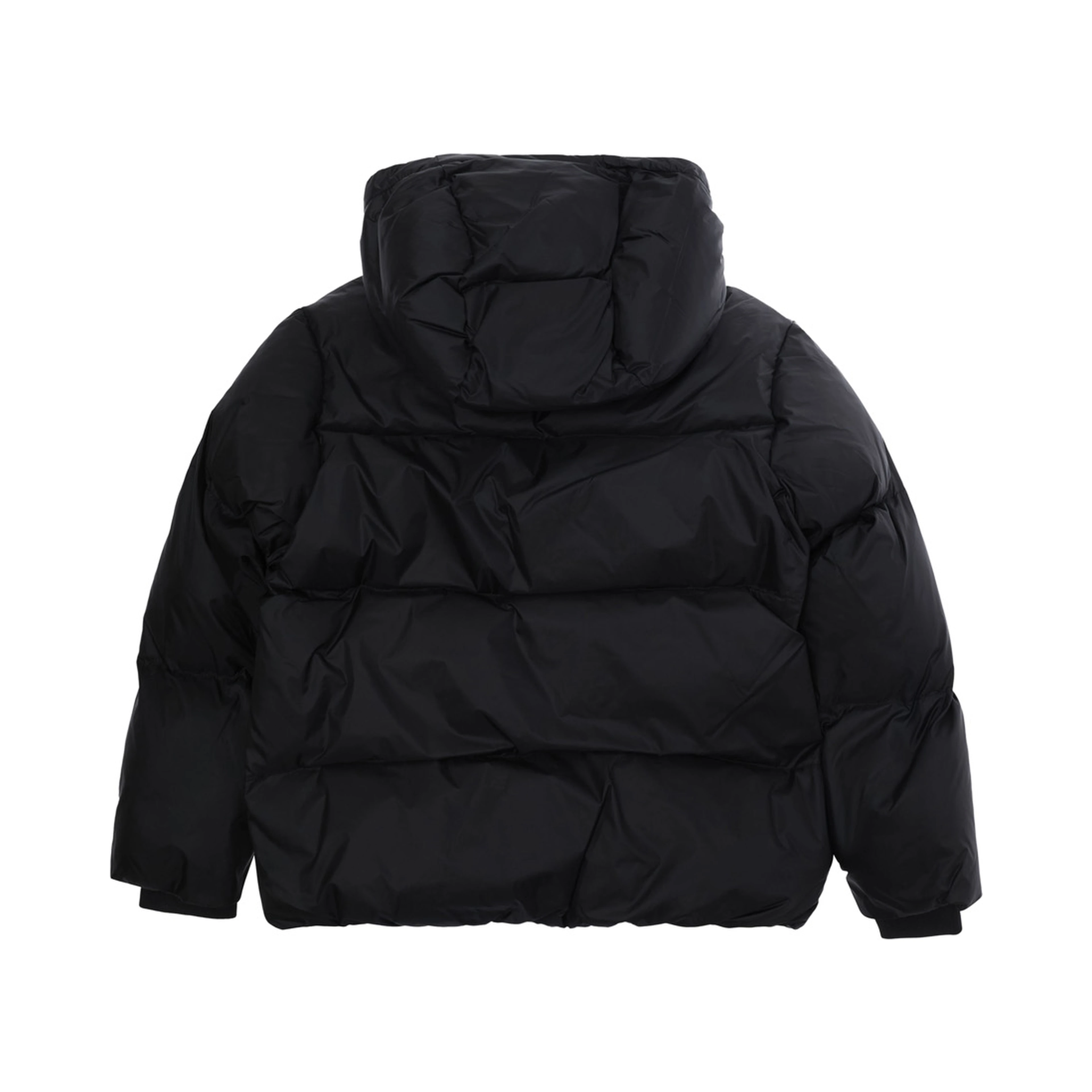 black Padded jacket with logo on the front in Tech Fabric for Boy