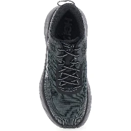 Bondi 7 Gray low top sneakers with logo lettering on the side in Tech Fabric unisex