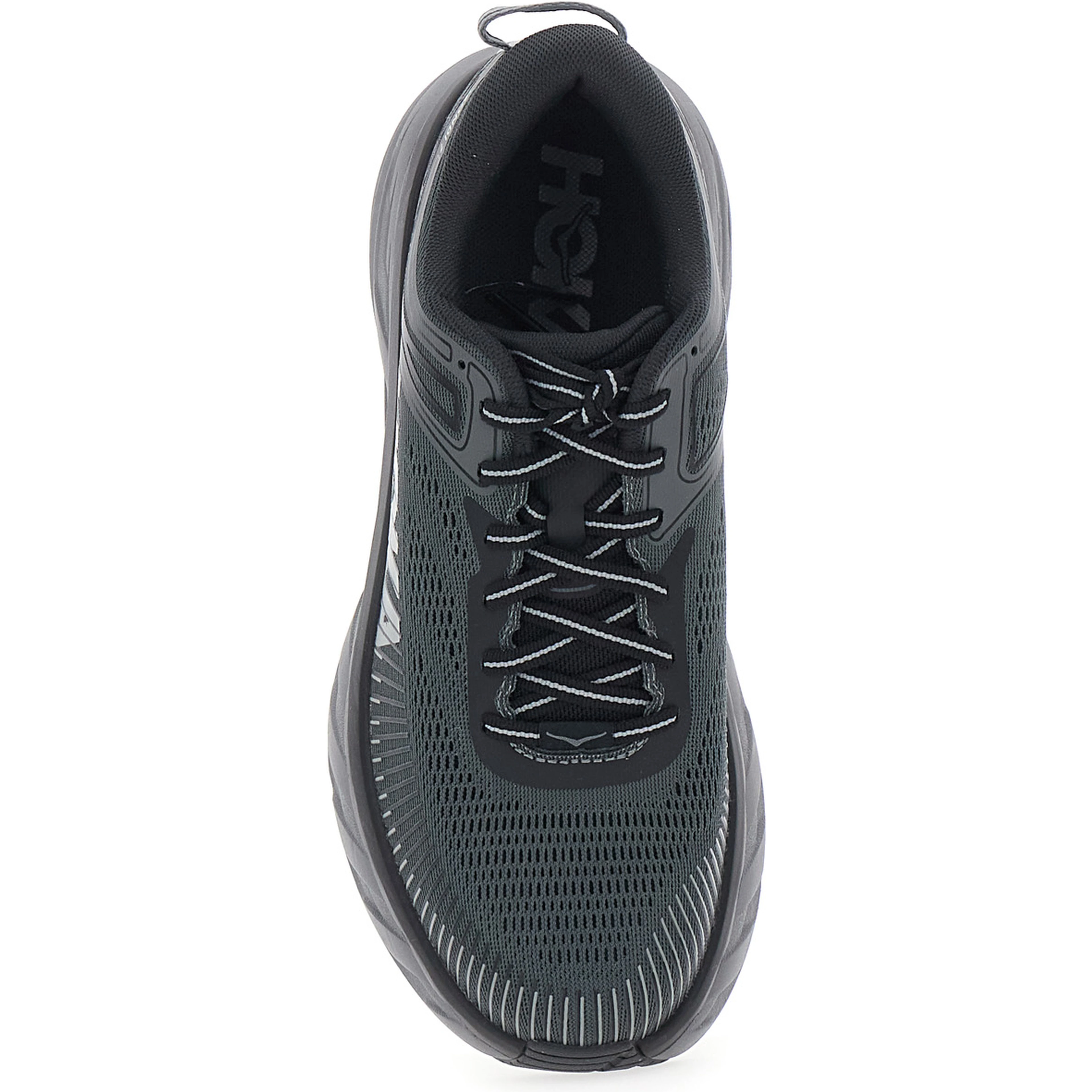 Bondi 7 Gray low top sneakers with logo lettering on the side in Tech Fabric unisex