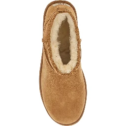 Brown Ultra Mini Suede Boots for Men