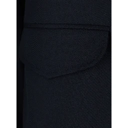 Britt Blue Sweater with classic collar in Blend wool for women