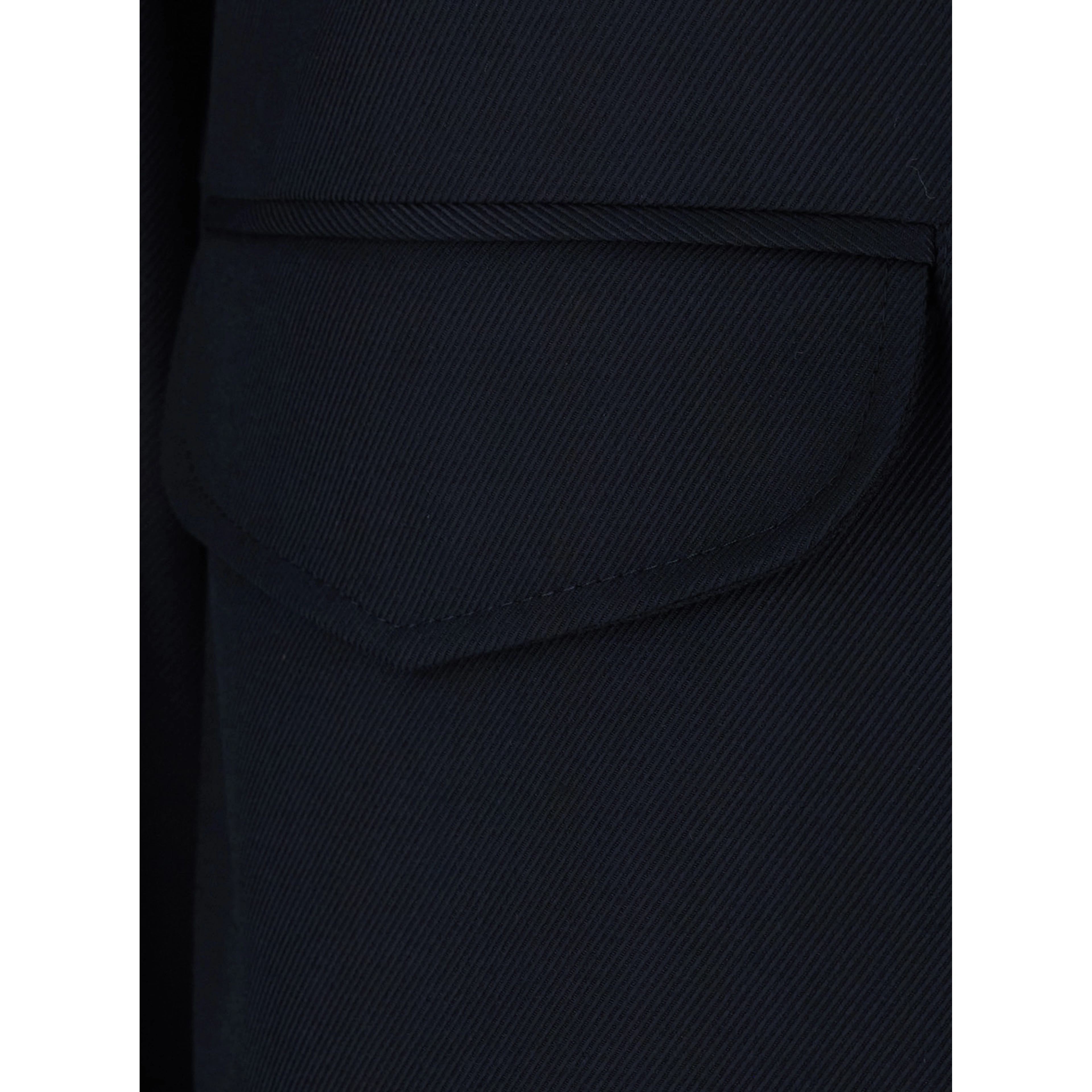 Britt Blue Sweater with classic collar in Blend wool for women