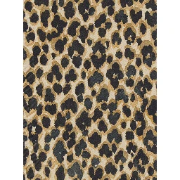 Brown Round Neck Dress with floral animalier print in Tech Fabric women