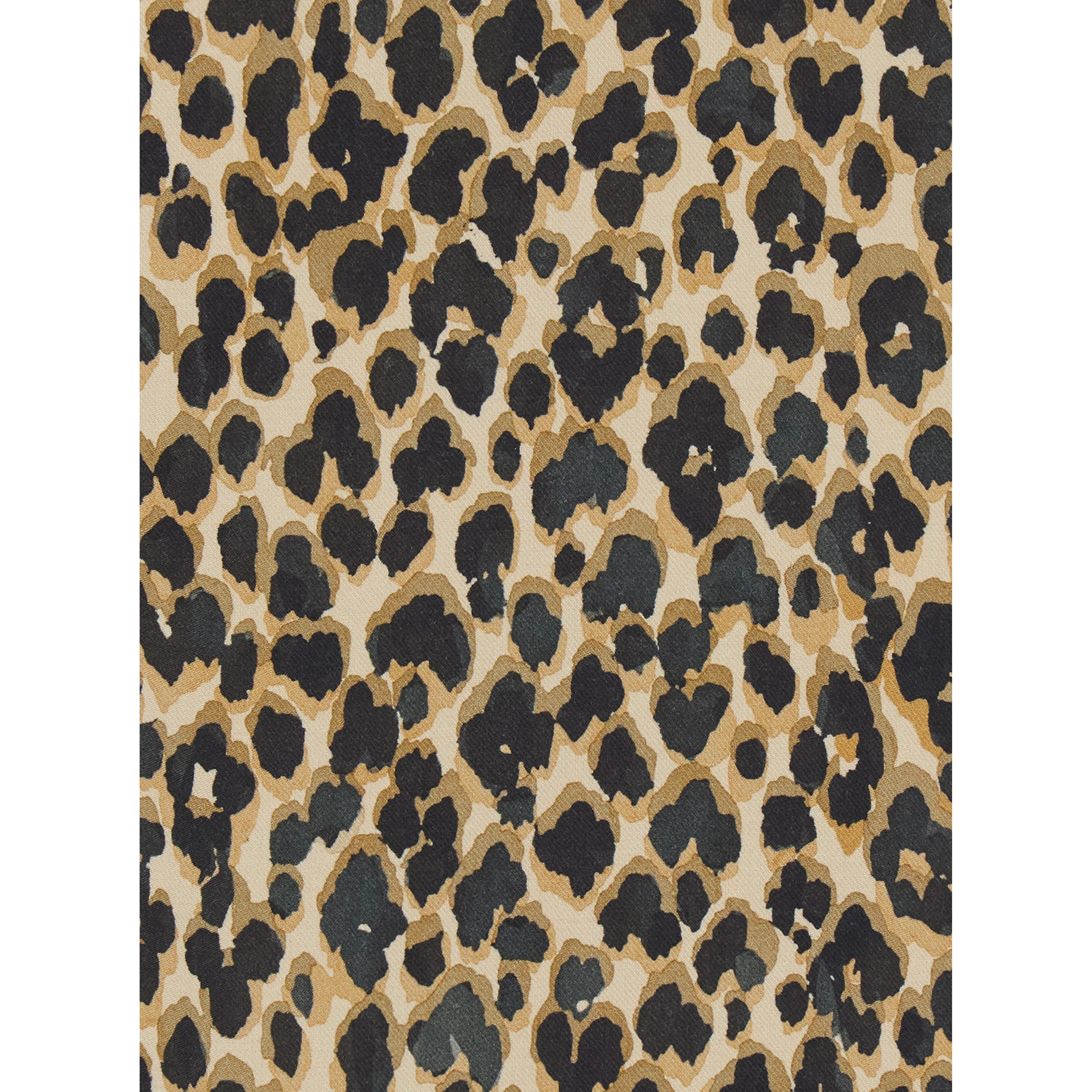 Brown Round Neck Dress with floral animalier print in Tech Fabric women