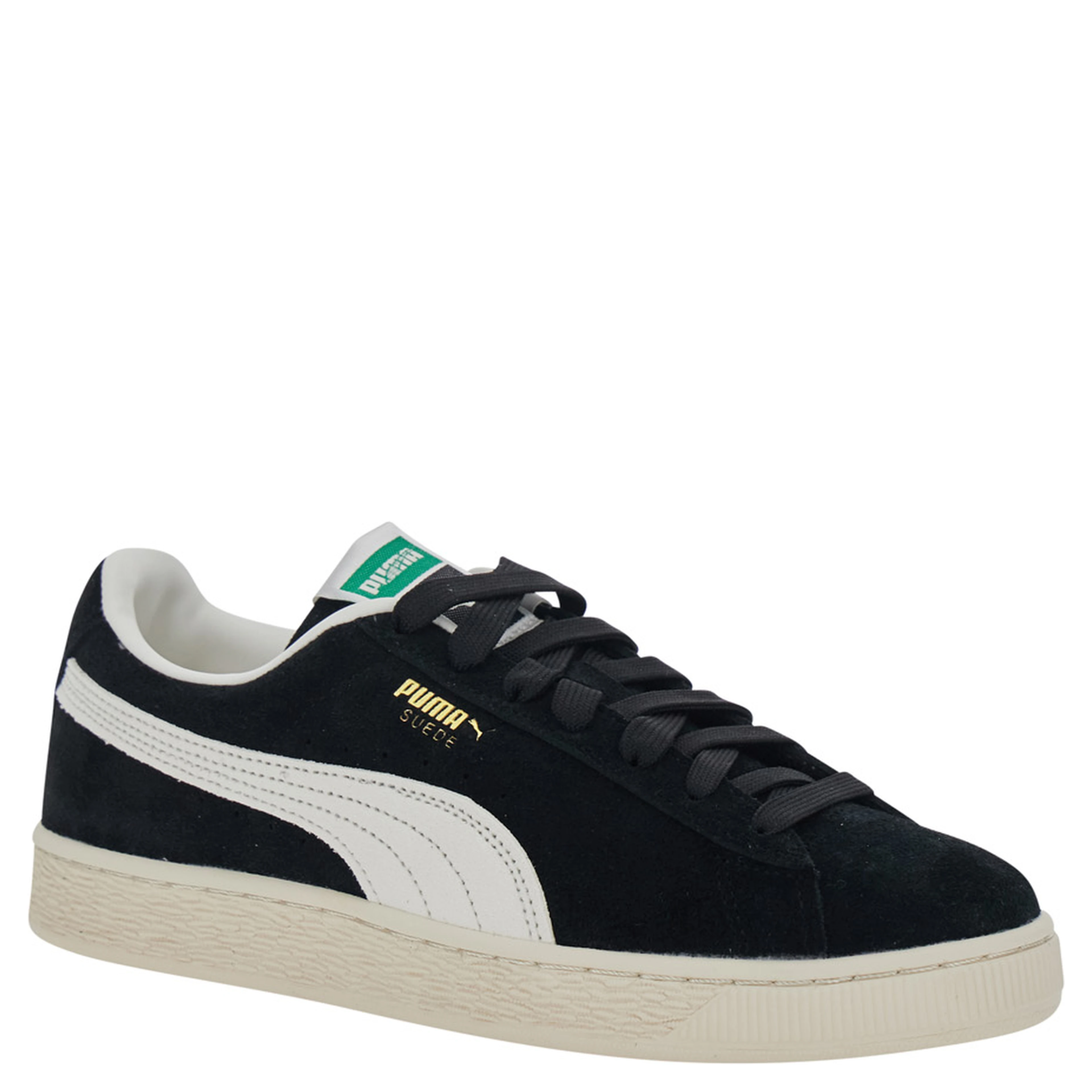 Sneakers SUEDE CHARLES Black with Leather Details
