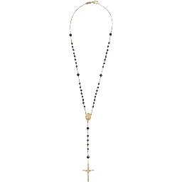 Gold Cross Pendant Necklace with Claw Clasp Closure on the Back for Men