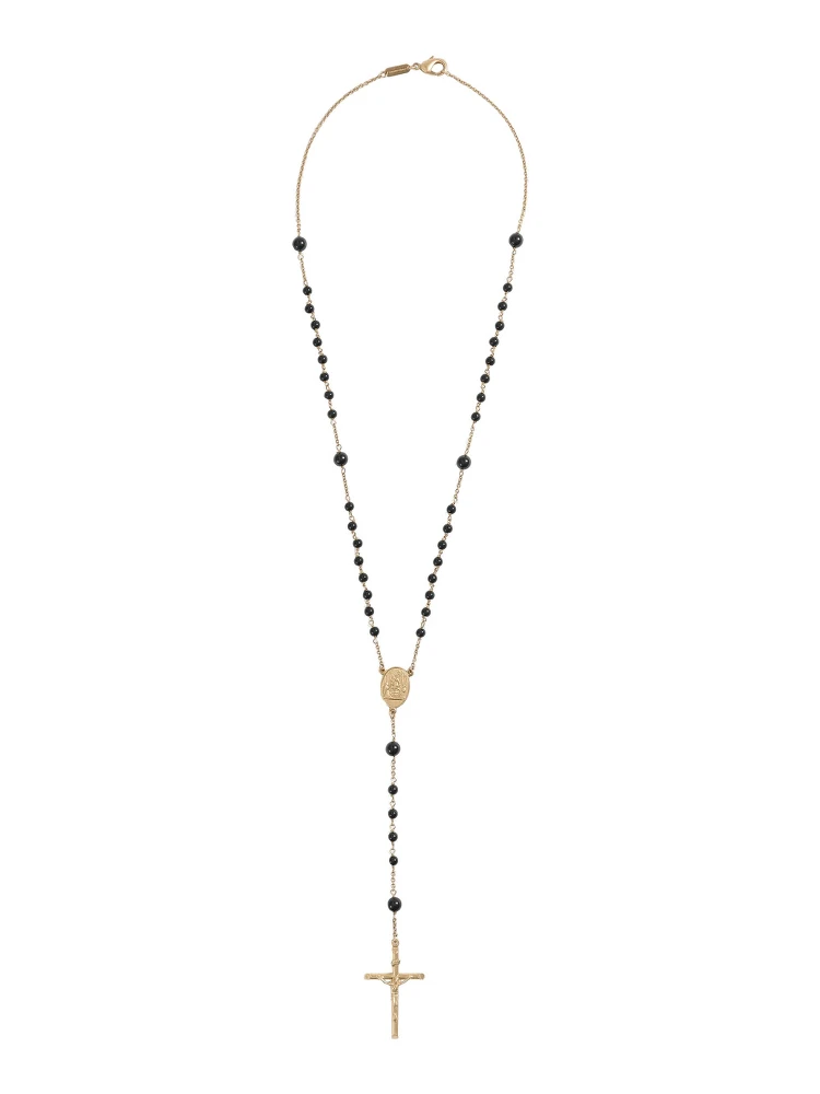 Gold Cross Pendant Necklace with Claw Clasp Closure on the Back for Men