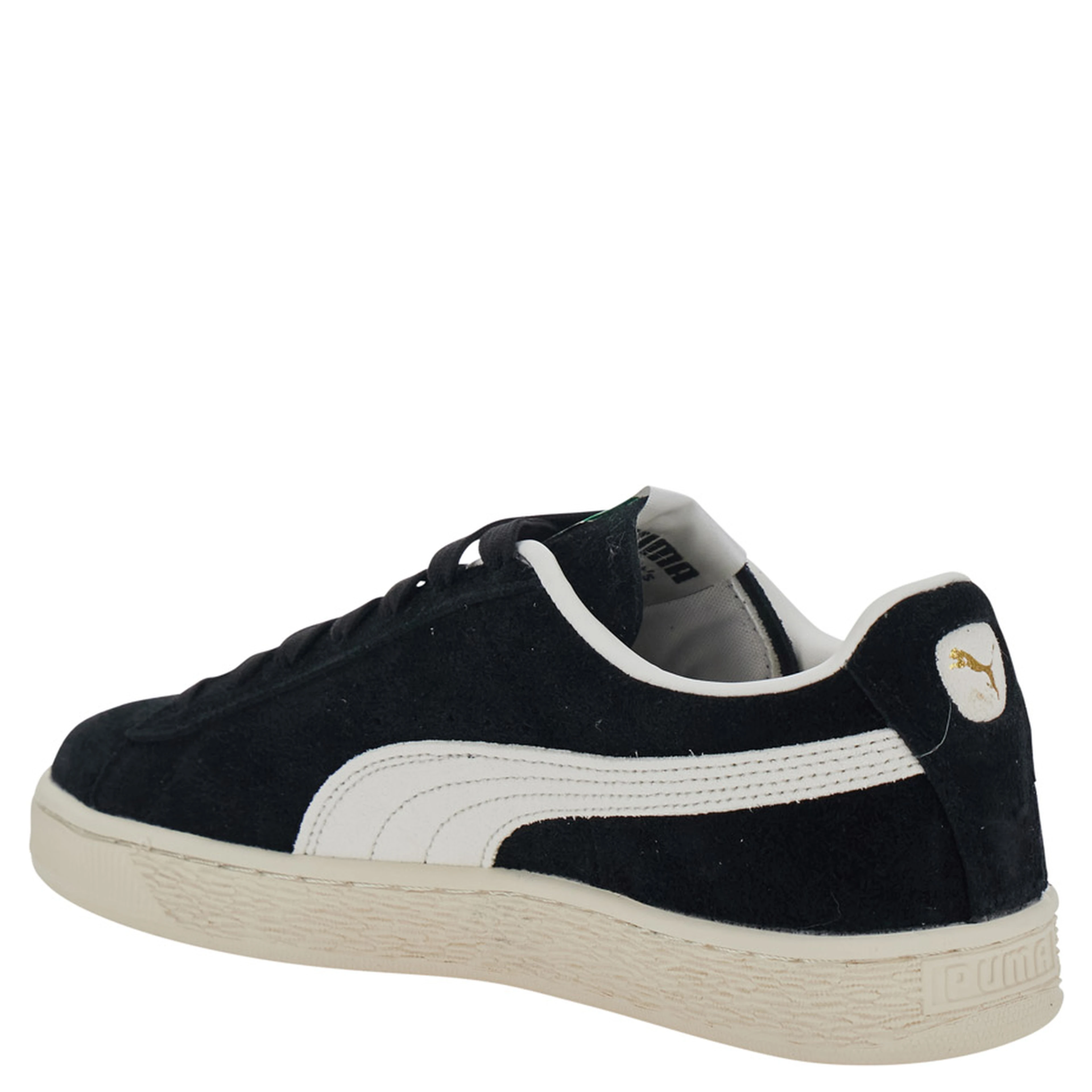 Sneakers SUEDE CHARLES Black with Leather Details