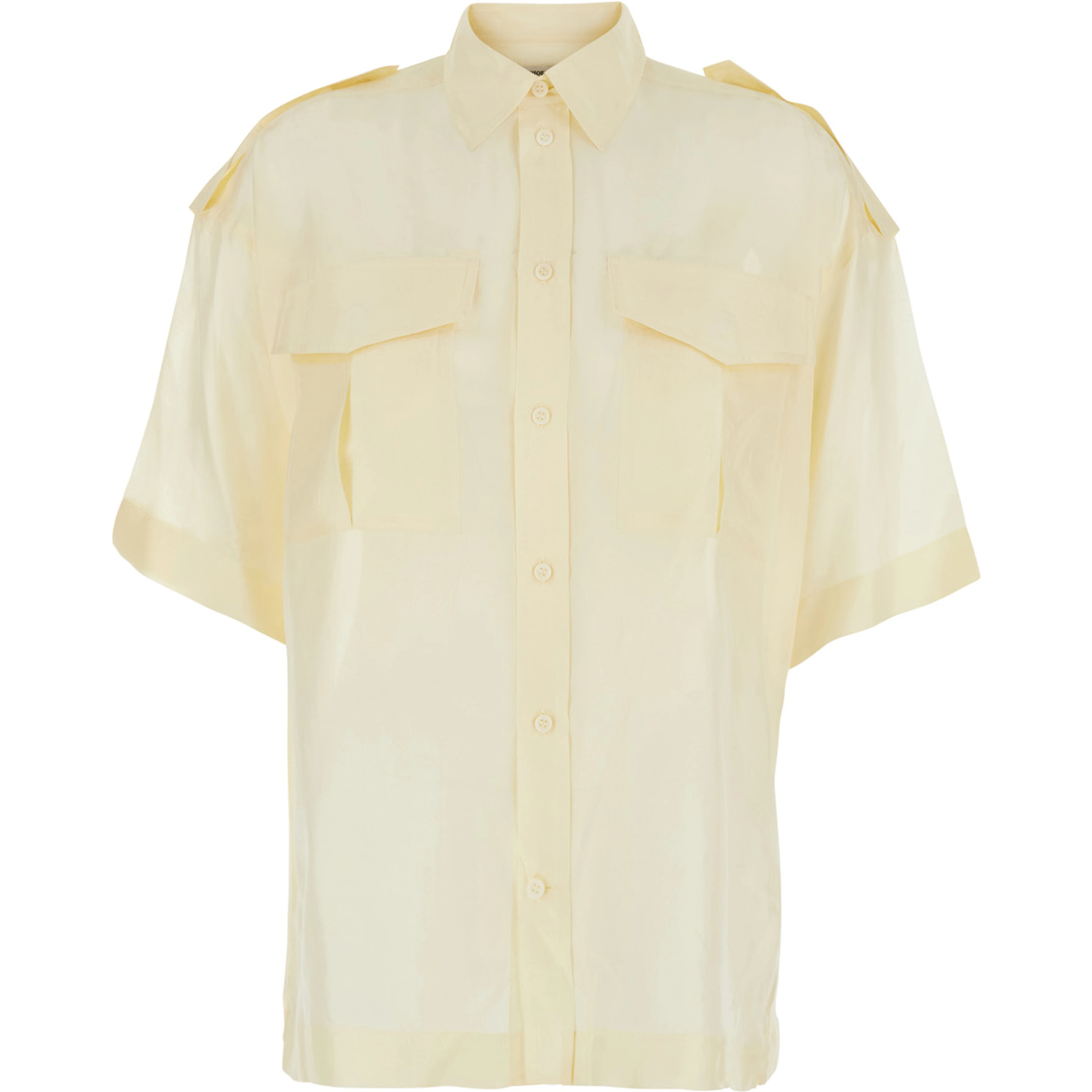 Shirt LITE UTILITY SHIRT with Classic Collar in White Women