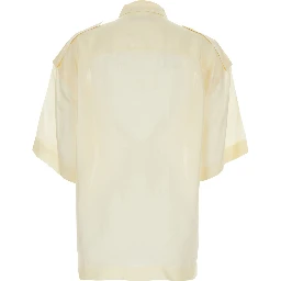 Shirt LITE UTILITY SHIRT with Classic Collar in White Women