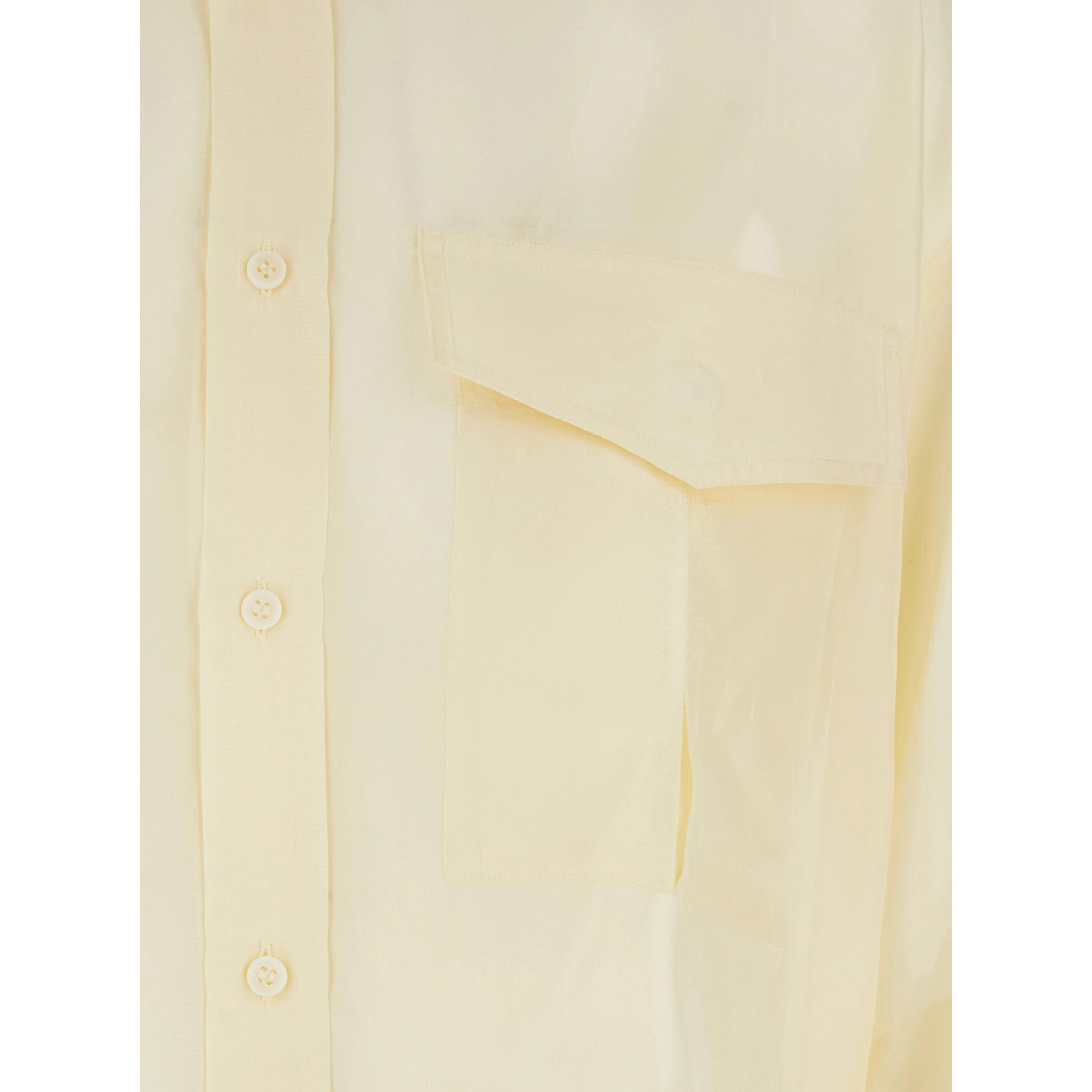 Shirt LITE UTILITY SHIRT with Classic Collar in White Women