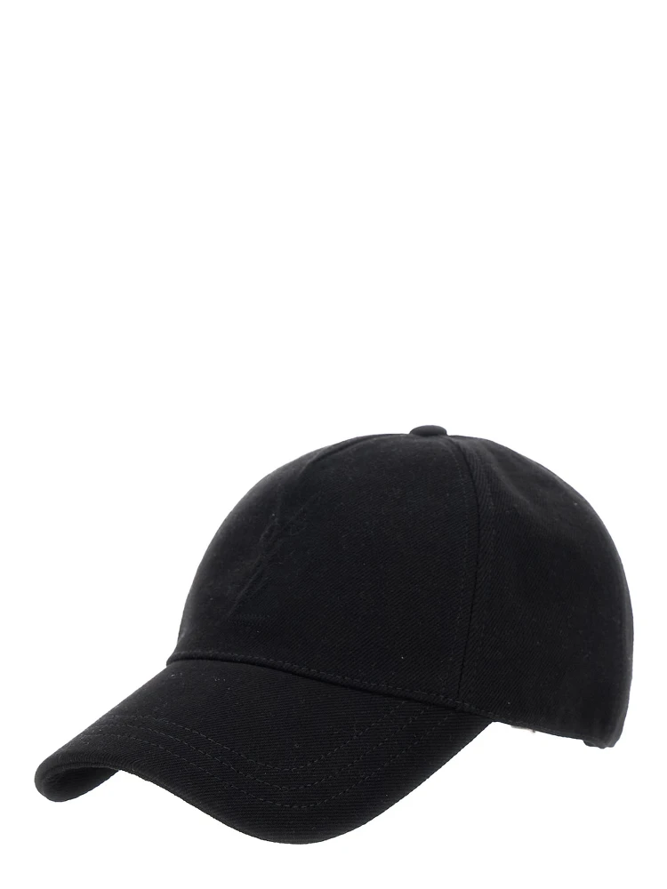 Black Cassandre Hat in Cotton Men