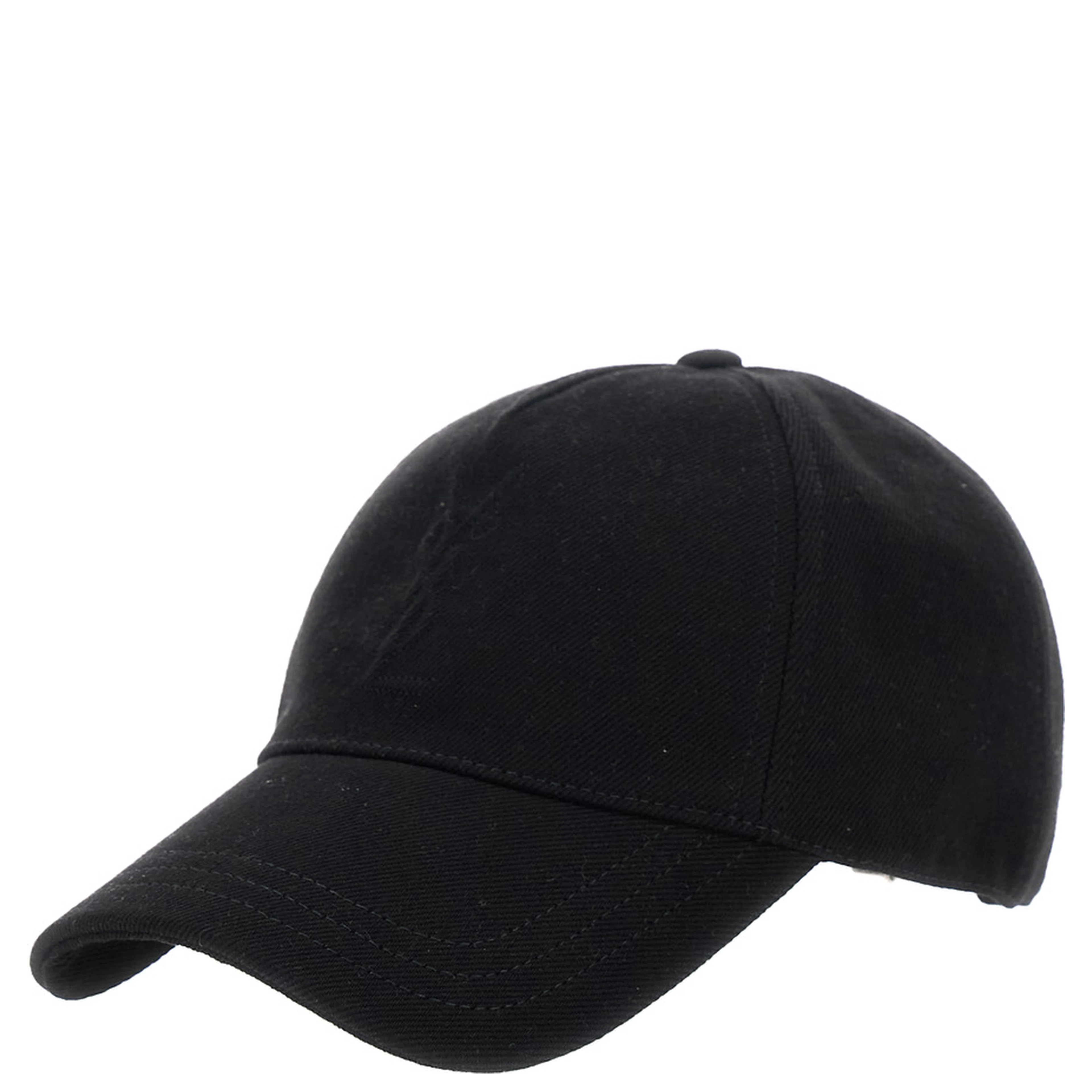 Black Cassandre Hat in Cotton Men