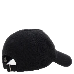 Black Cassandre Hat in Cotton Men