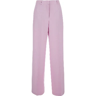 Pink PANTS with five-pocket design in Viscose Woman
