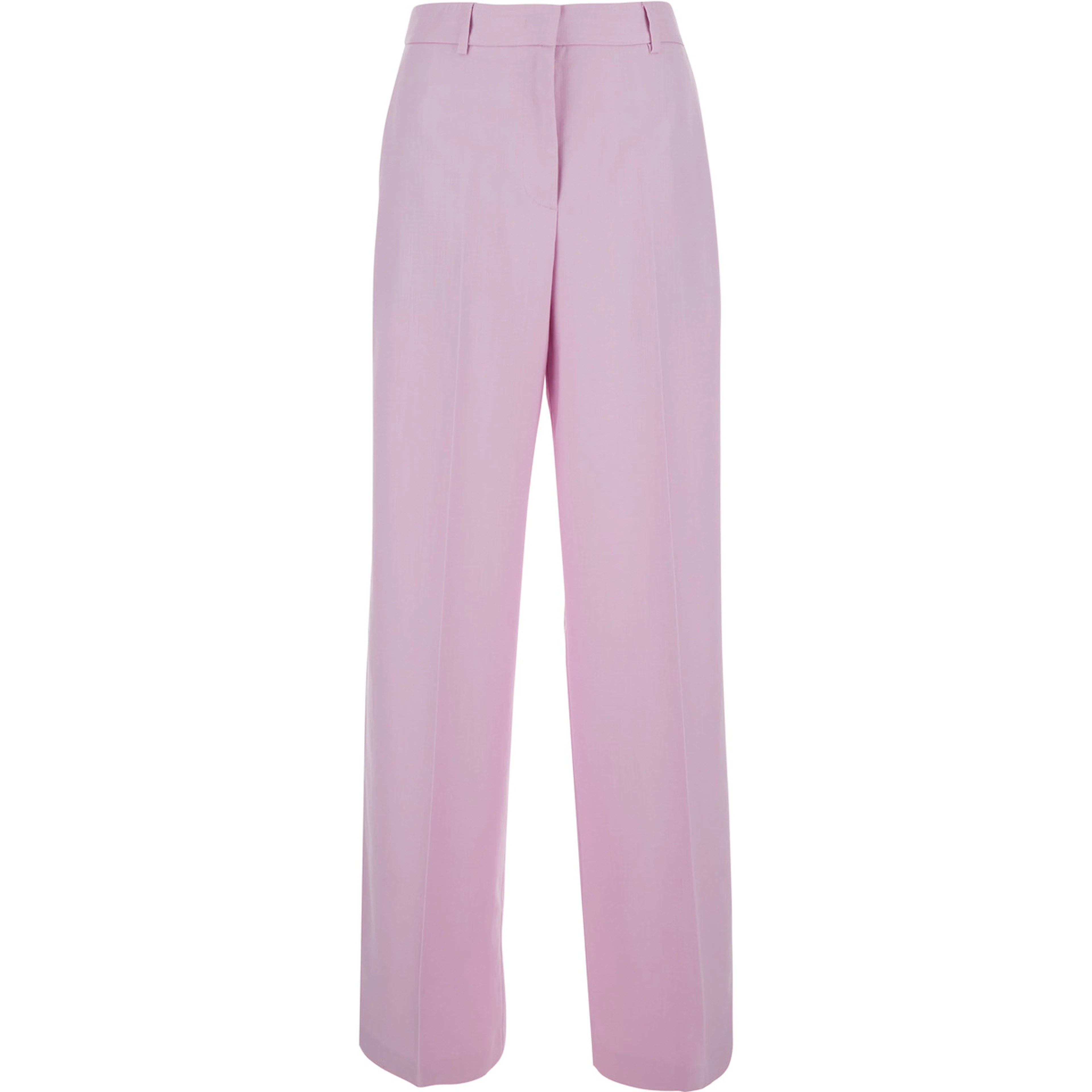 Pink PANTS with five-pocket design in Viscose Woman