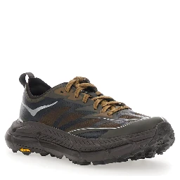 Mafate Speed 4 Lite Brown Sneaker Low Top with Mesh Inserts in Tech Fabric Unisex