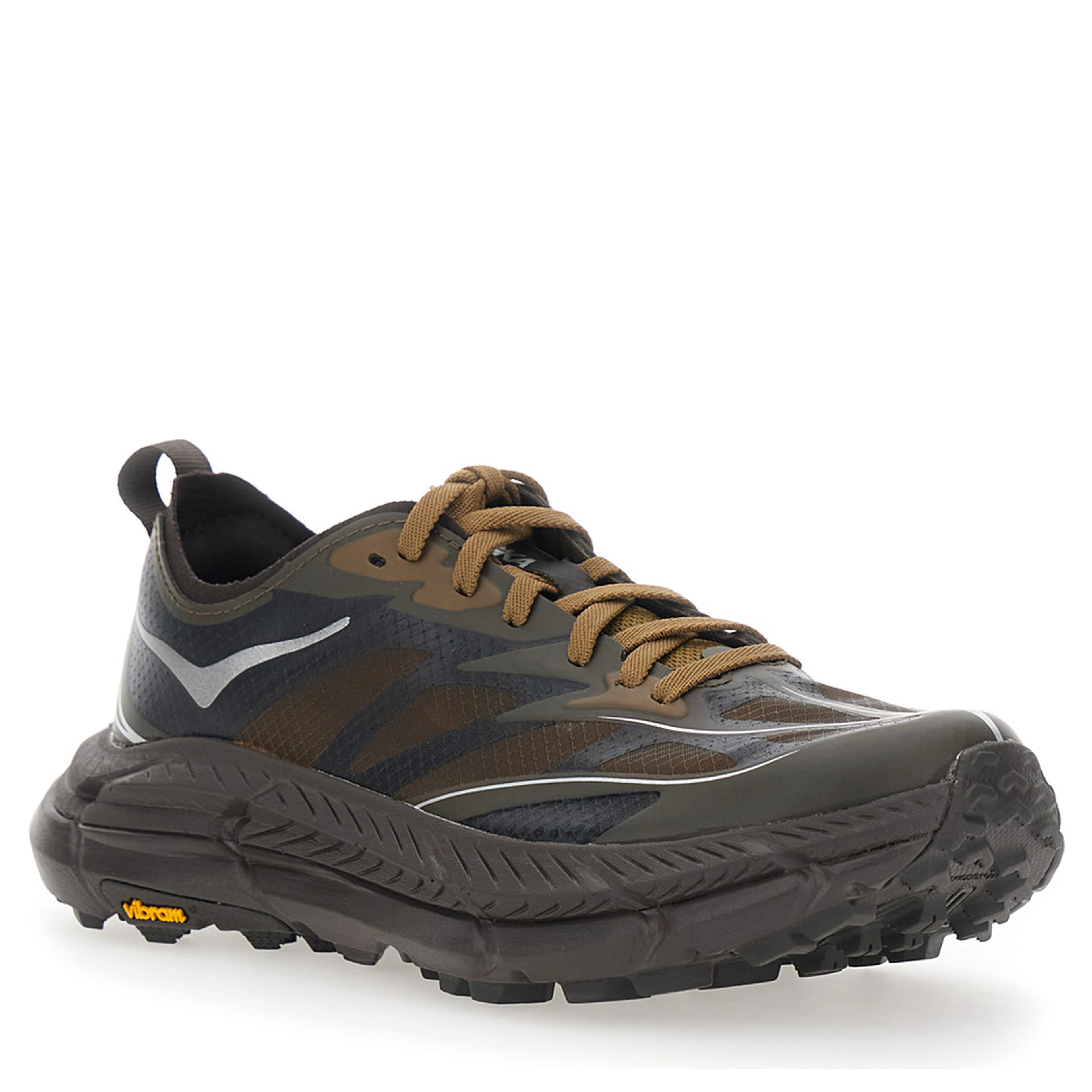 Mafate Speed 4 Lite Brown Sneaker Low Top with Mesh Inserts in Tech Fabric Unisex