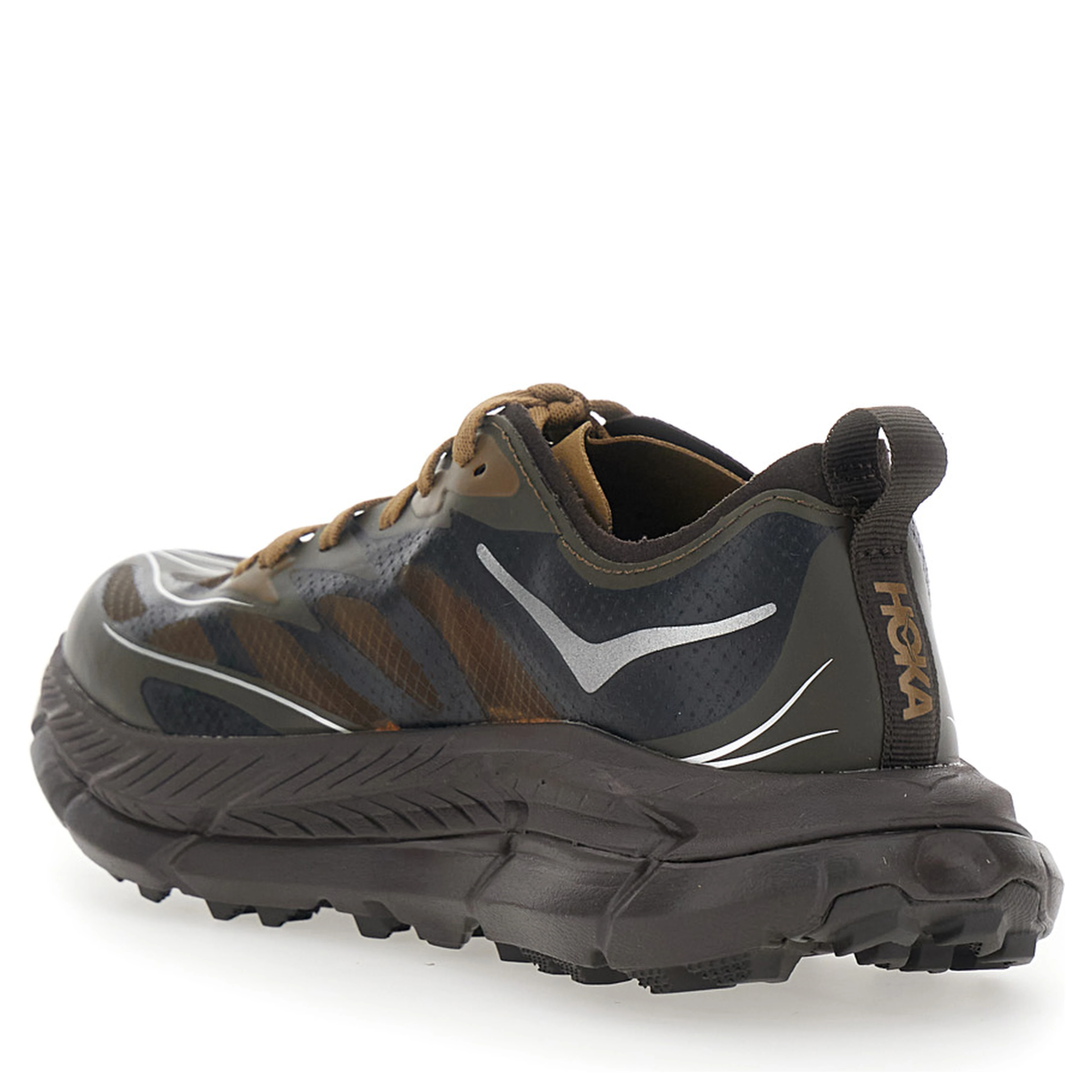 Mafate Speed 4 Lite Brown Sneaker Low Top with Mesh Inserts in Tech Fabric Unisex
