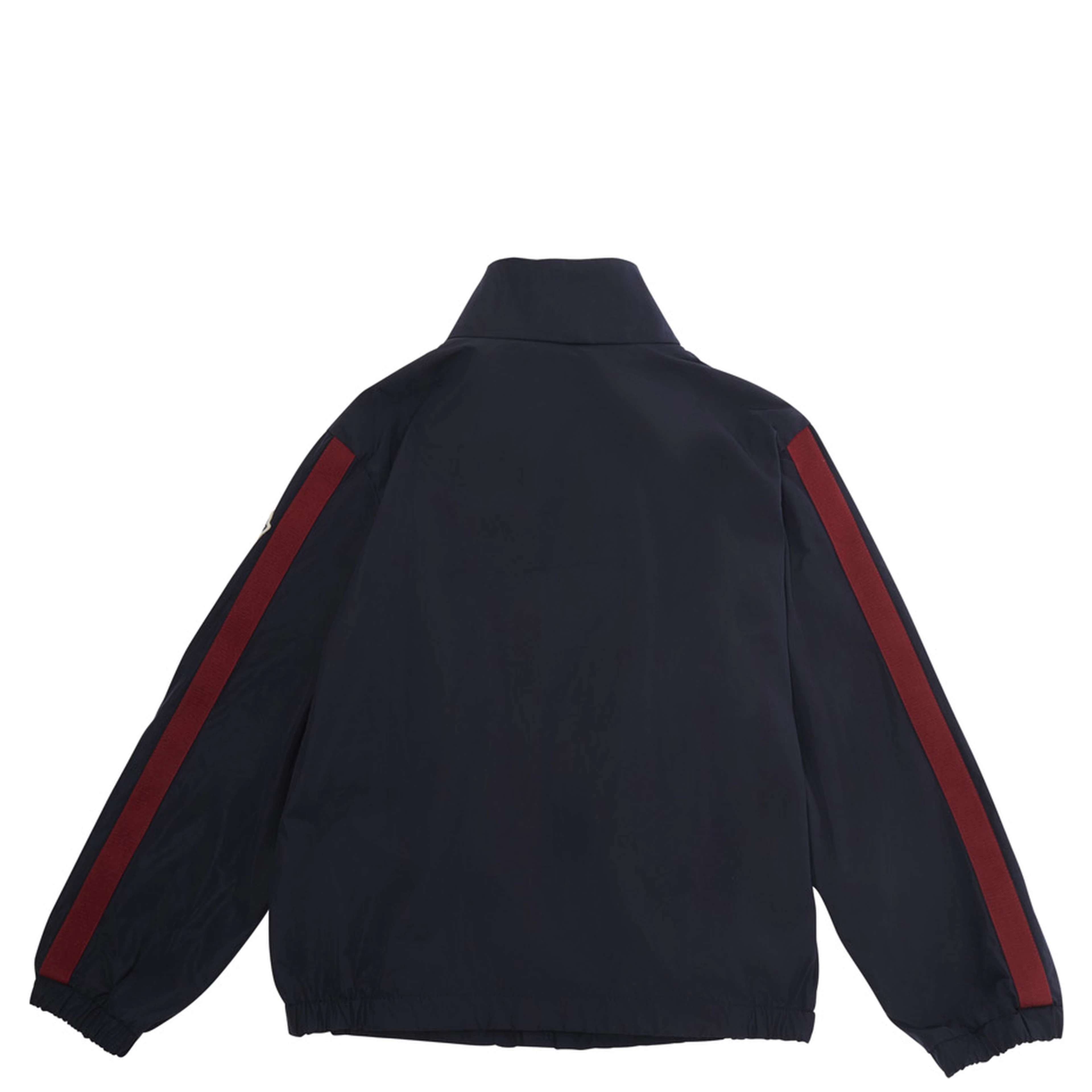 Venoste Blue Jacket with Striped Details on the Sleeve and Logo Patch on the Sleeve in Tech Fabric Boy