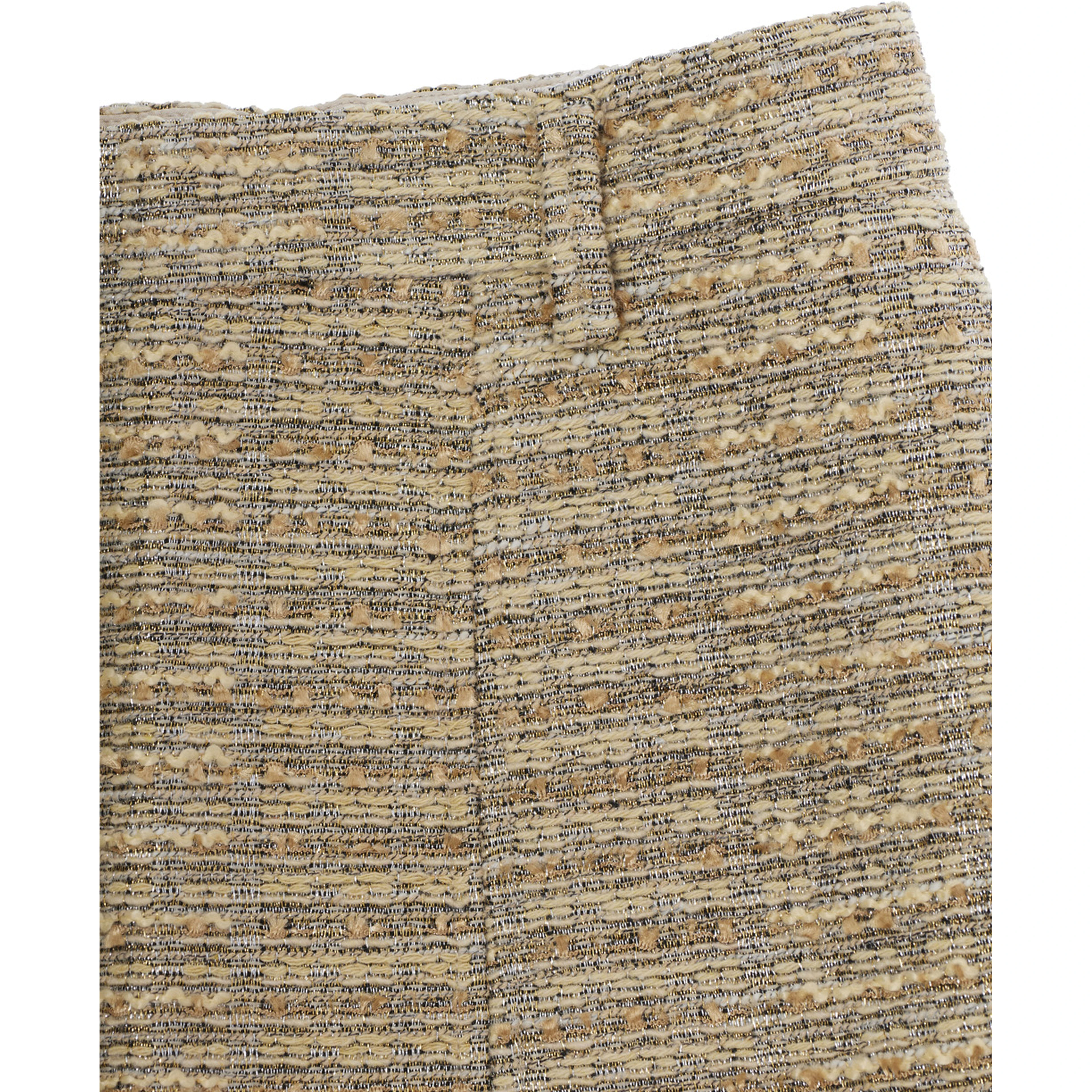 beige Skirt with logo patch on the front in Tech Fabric and wool for Girl