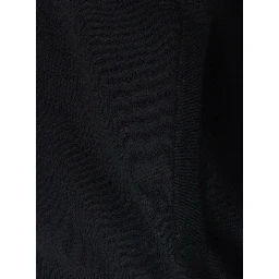 black Turtleneck with logo lettering on the front in cotton for men