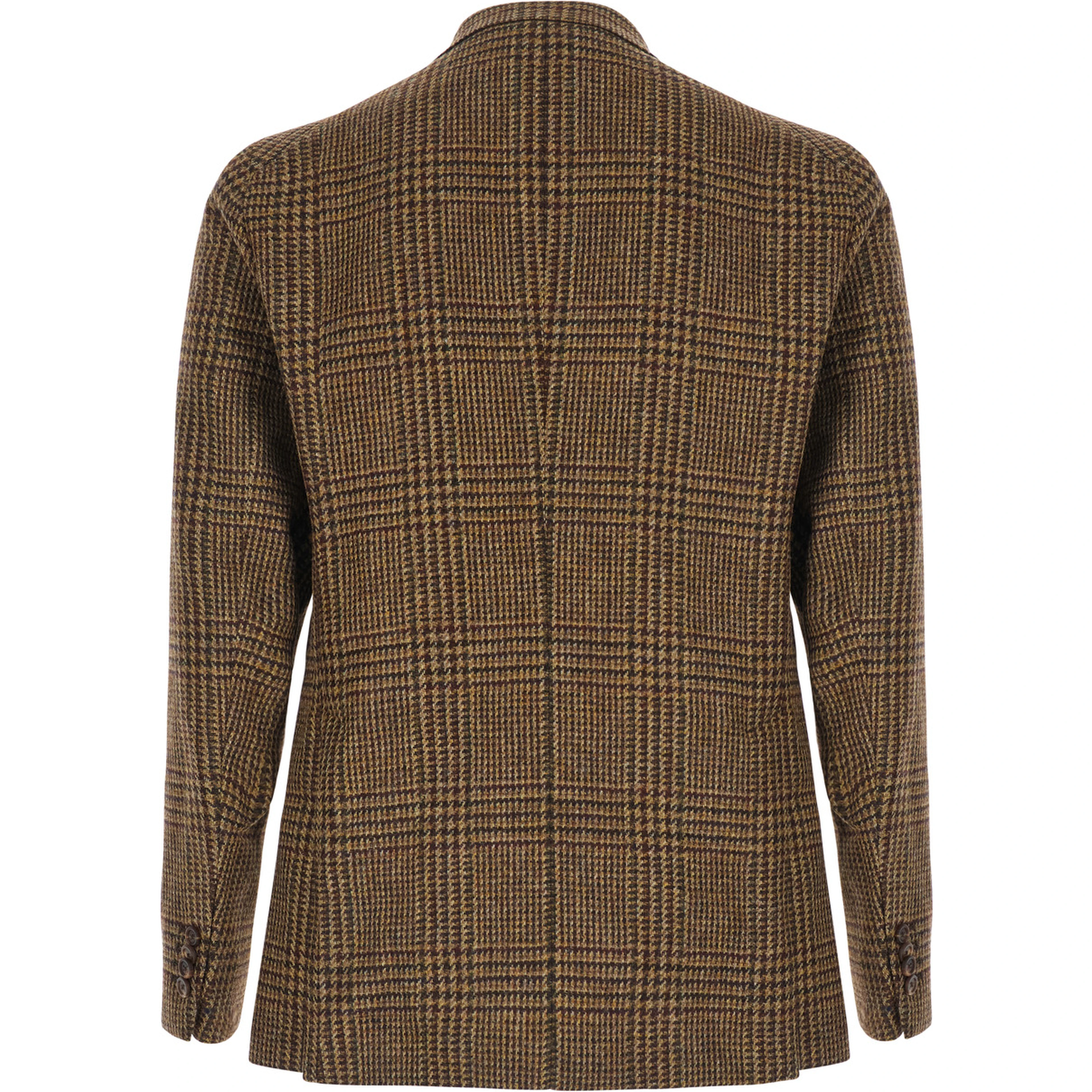 MONTECARLO Single-breasted Jacket with Row Pockets in Brown