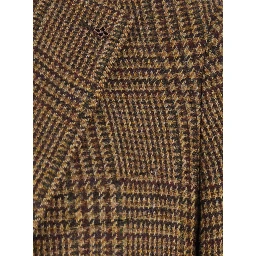 MONTECARLO Single-breasted Jacket with Row Pockets in Brown