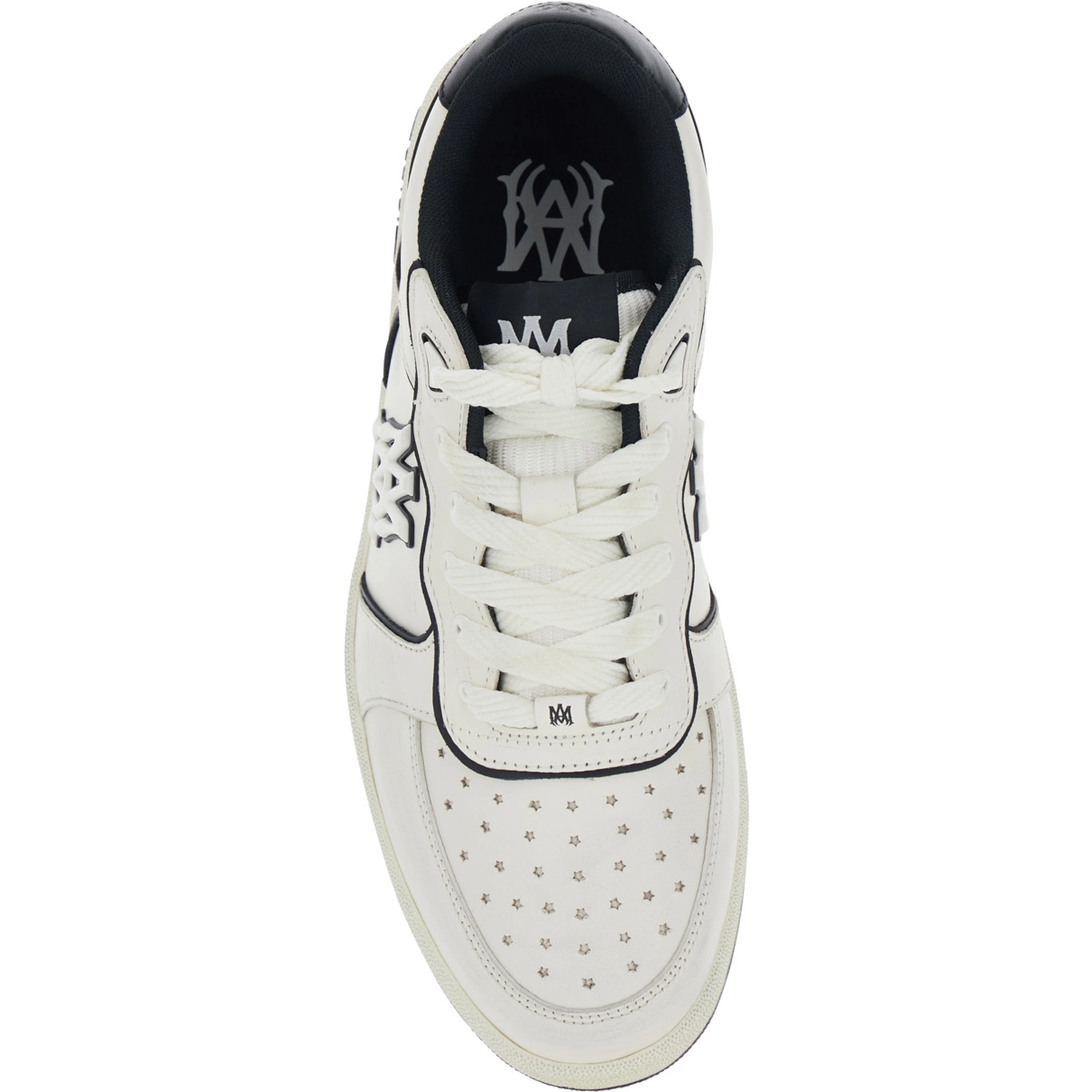 NEWPORT White Sneakers Low Top with Logo Patch on the Side and Contrasting Heel with Leather Logo Lettering for Men