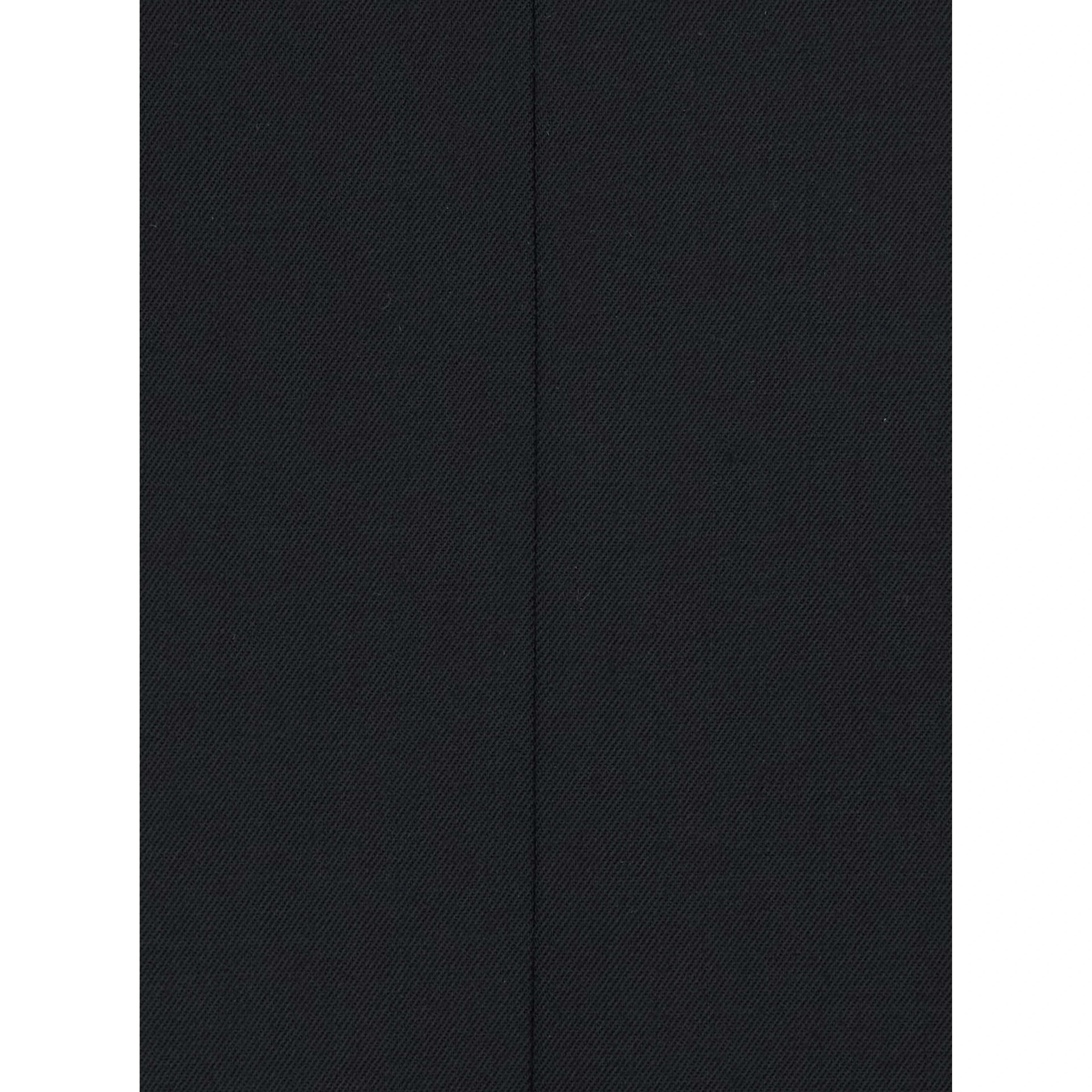 black Skirt with slit on front and back in Fabric and wool Woman