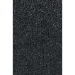 Gray Crew Neck Sweater with Ribbed Details in Blend Wool for Men