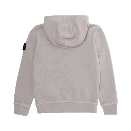 Hoodie sweater with hood and pockets, in cotton, girl