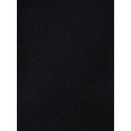 Black Tie with back knot closure in silk for men