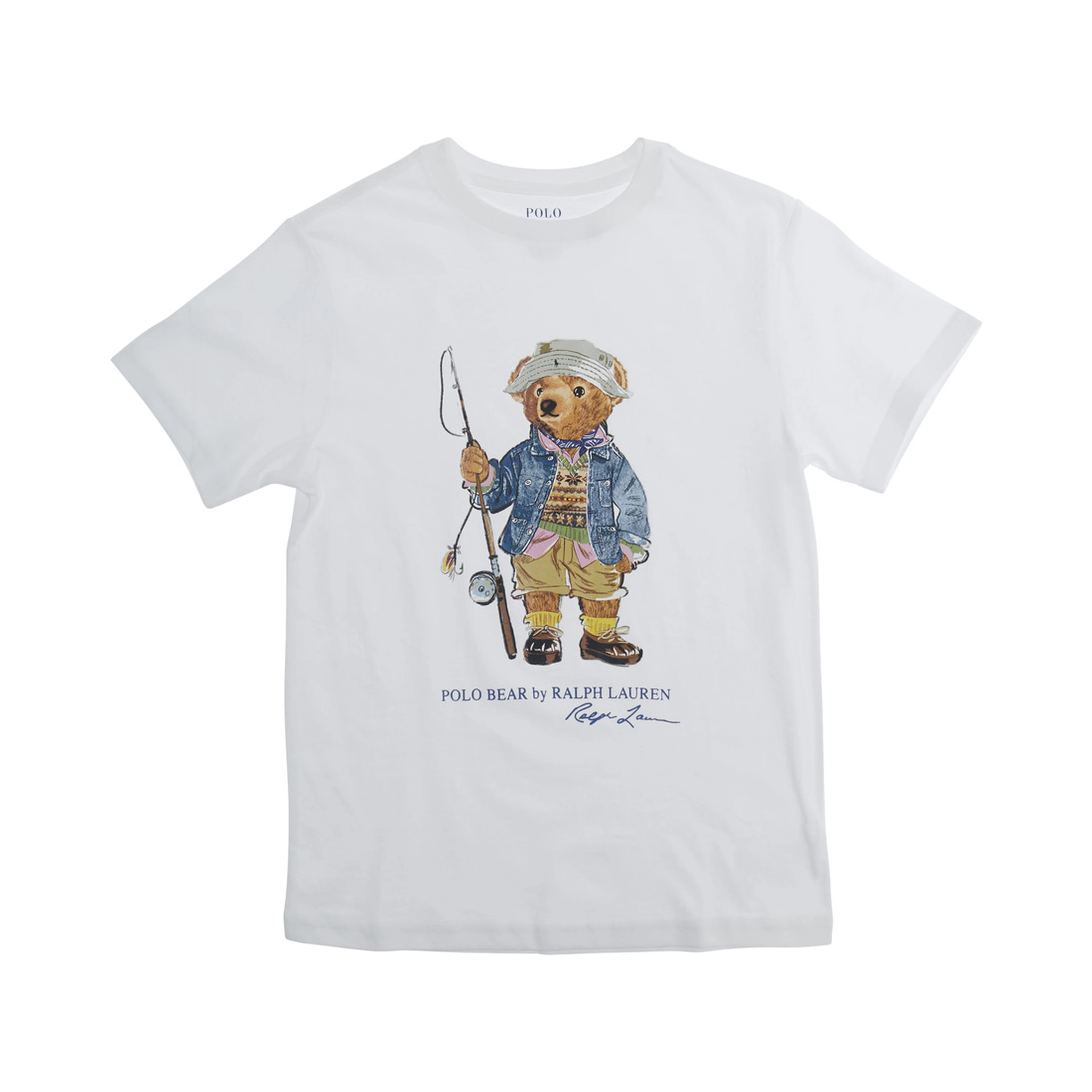 White T-shirt with logo and short sleeves in Cotton Boy