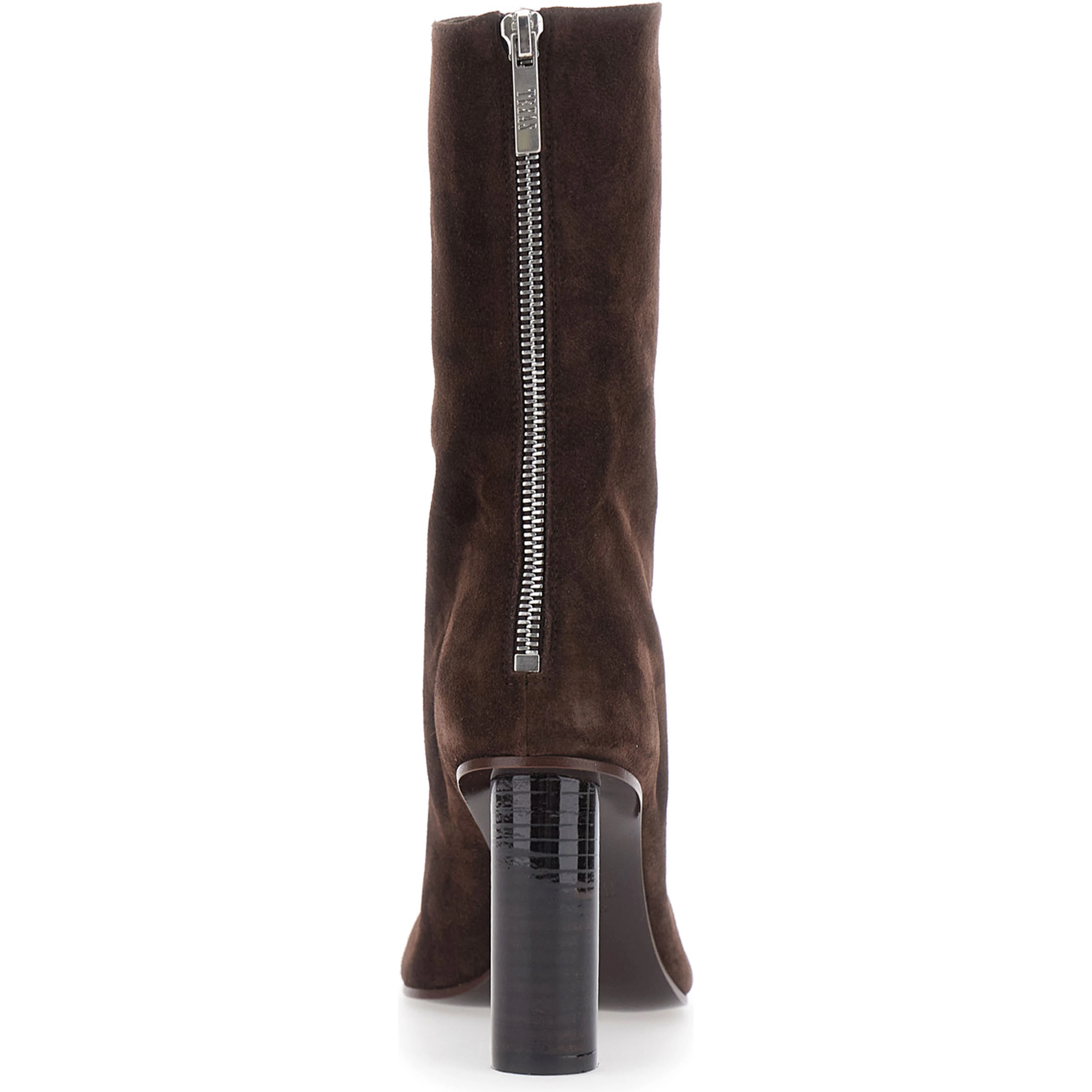 Alice Brown High-heeled ankle boots with zip closure in suede for women