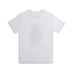 White T-shirt with logo and short sleeves in Cotton Boy