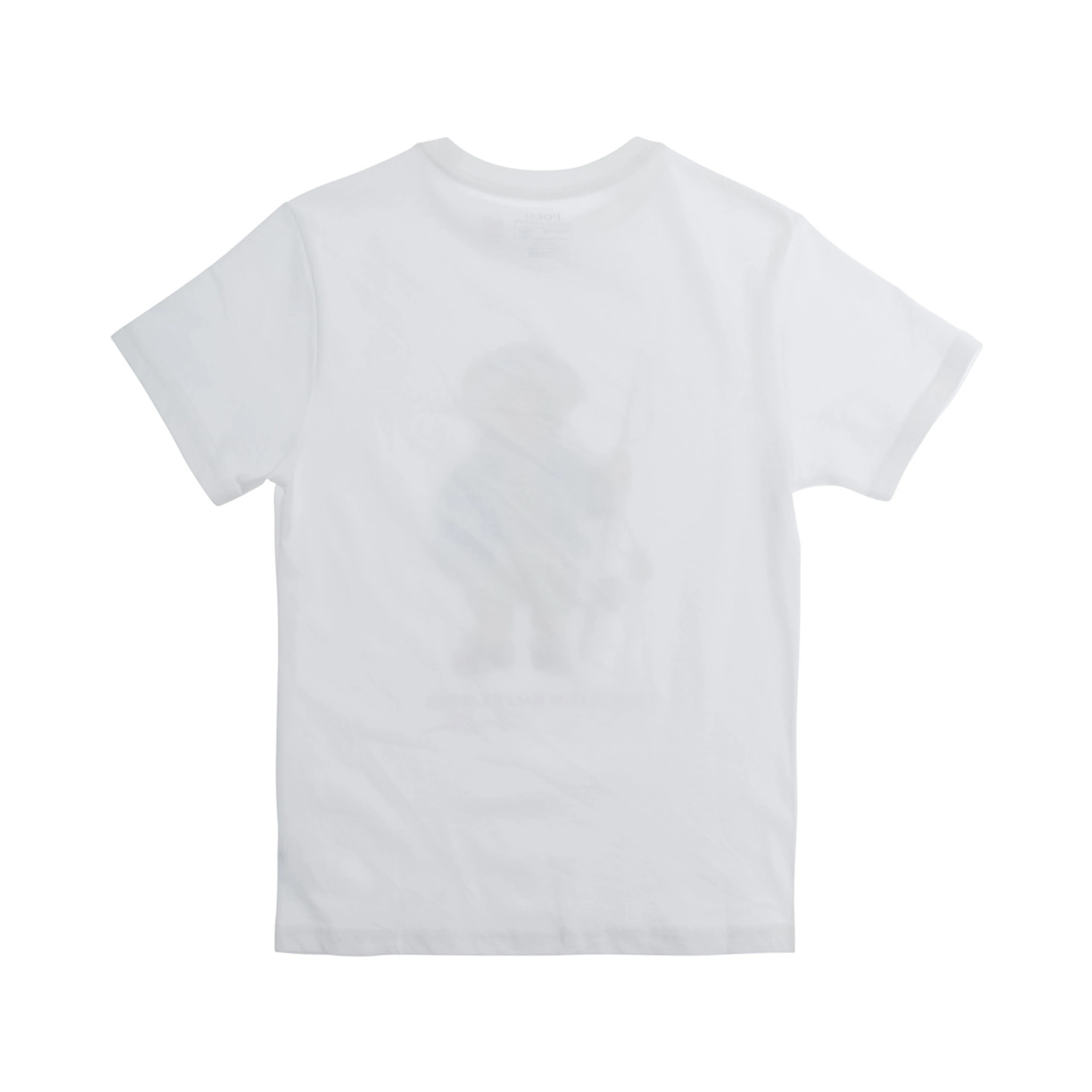 White T-shirt with logo and short sleeves in Cotton Boy
