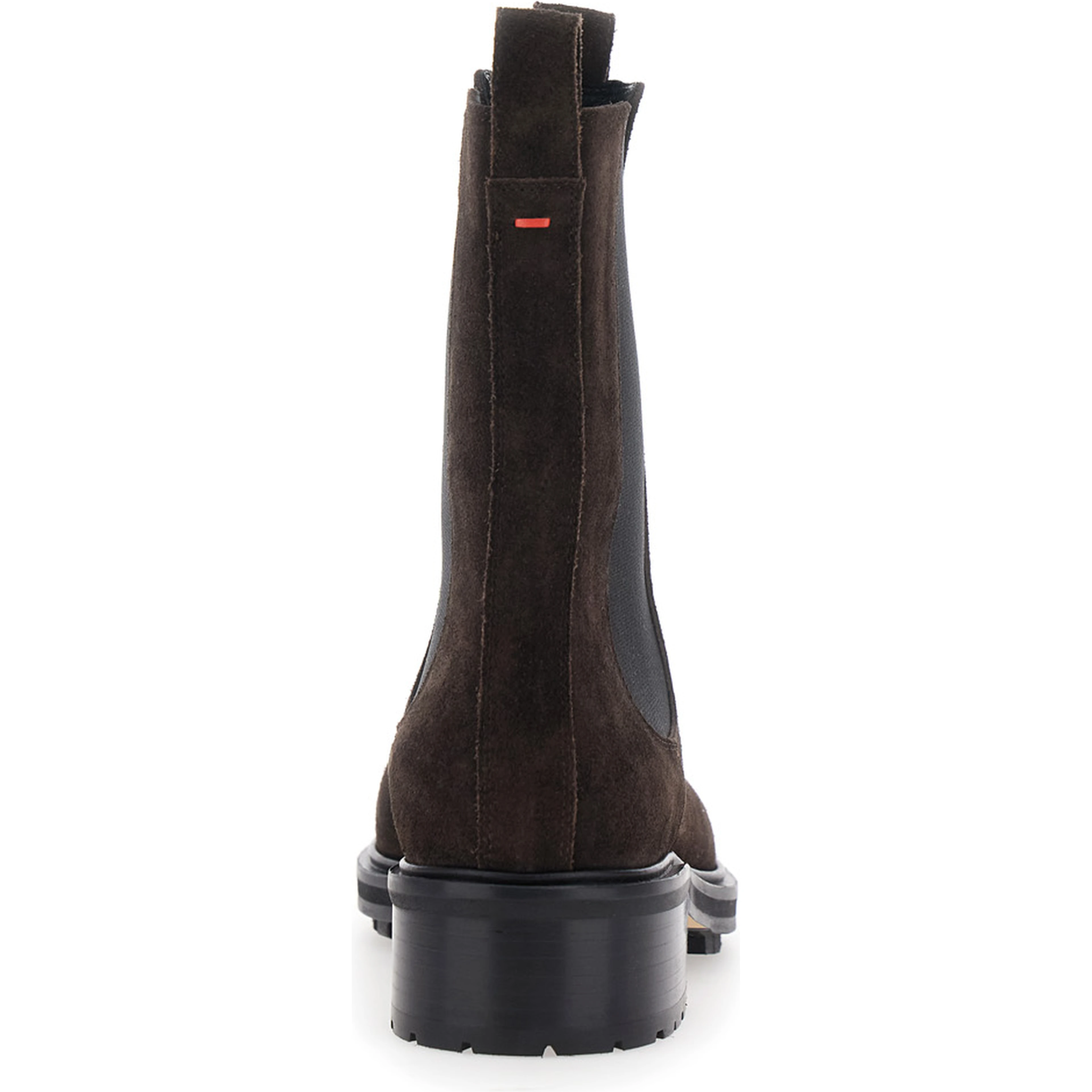 Jack Brown Boots with elasticated details on the side in suede for women