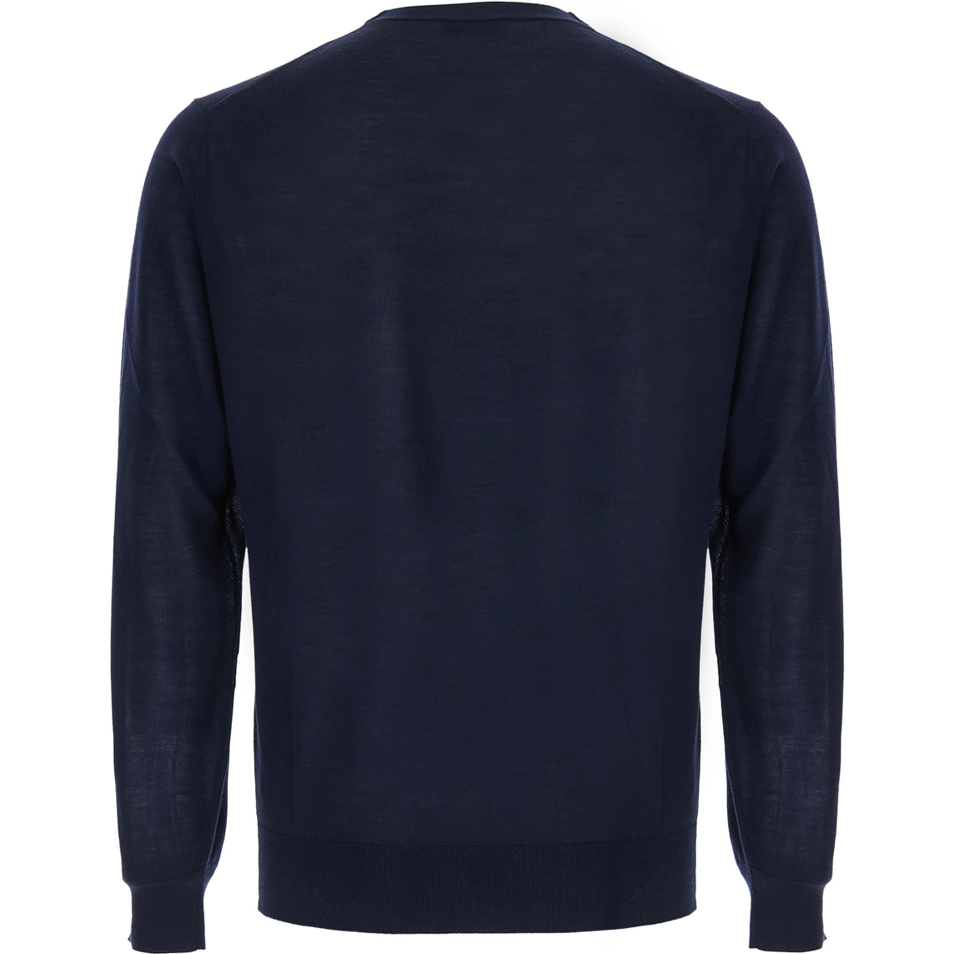 blue Crewneck sweater in wool for men