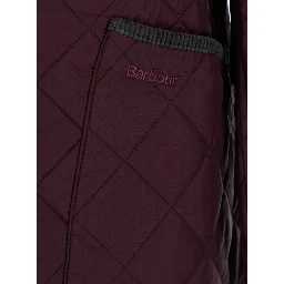 Bordeaux Jacket with classic collar and logo lettering on the front in Tech Fabric men