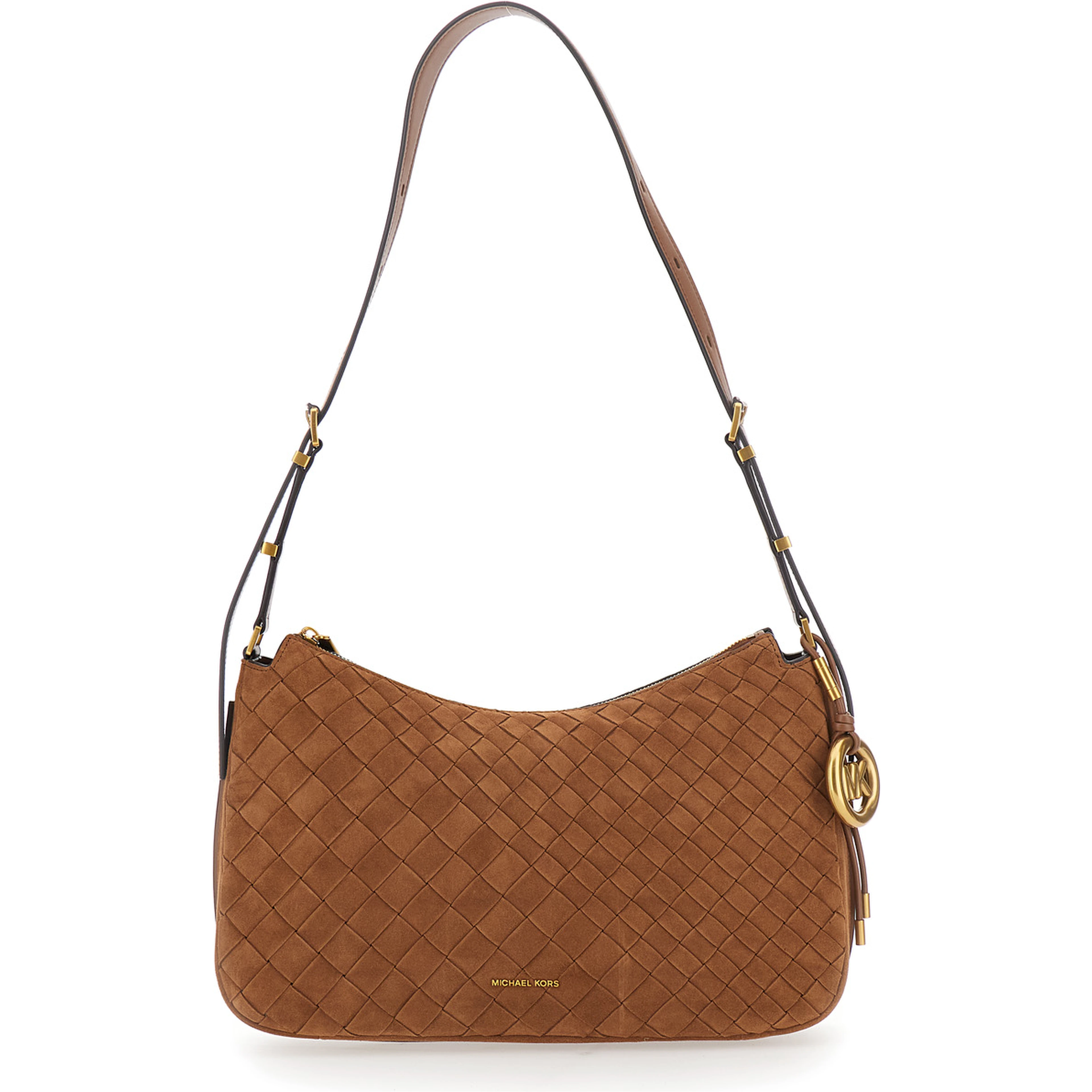 NOLITA MEDIUM TZ CONVERTIBLE SHOULDER BAG with metal details and embossed logo Brown woman
