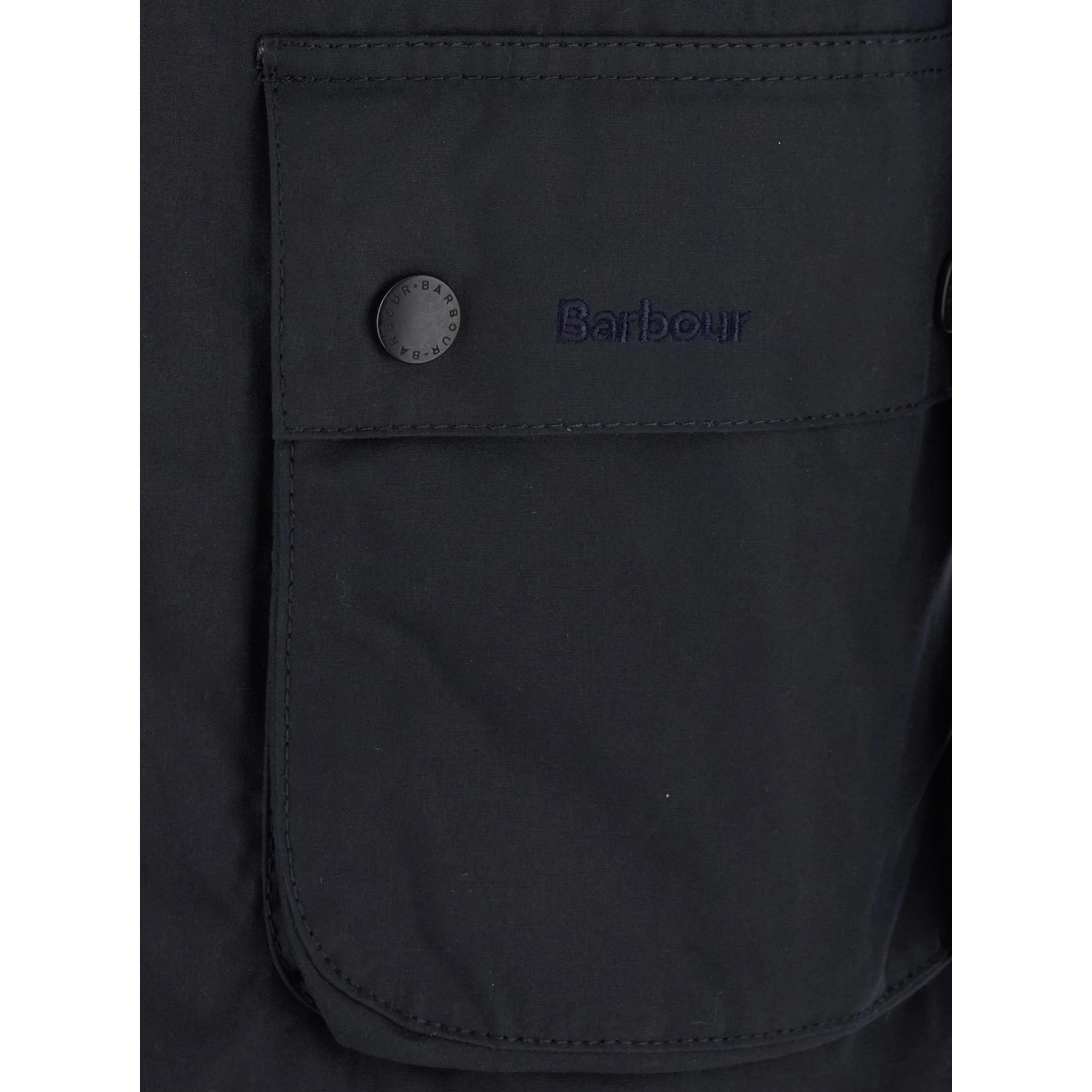 Ashby blue Jacket with classic collar and side pockets in waxed cotton for men